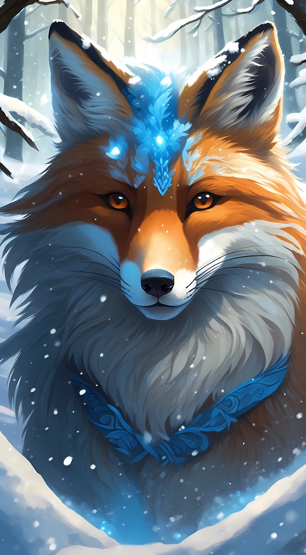 ai character: SpiritoftheNorth background