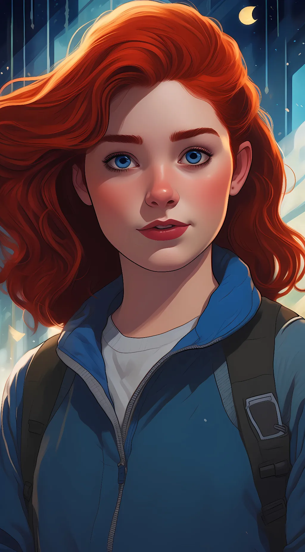 ai character: nancy Wheeler background