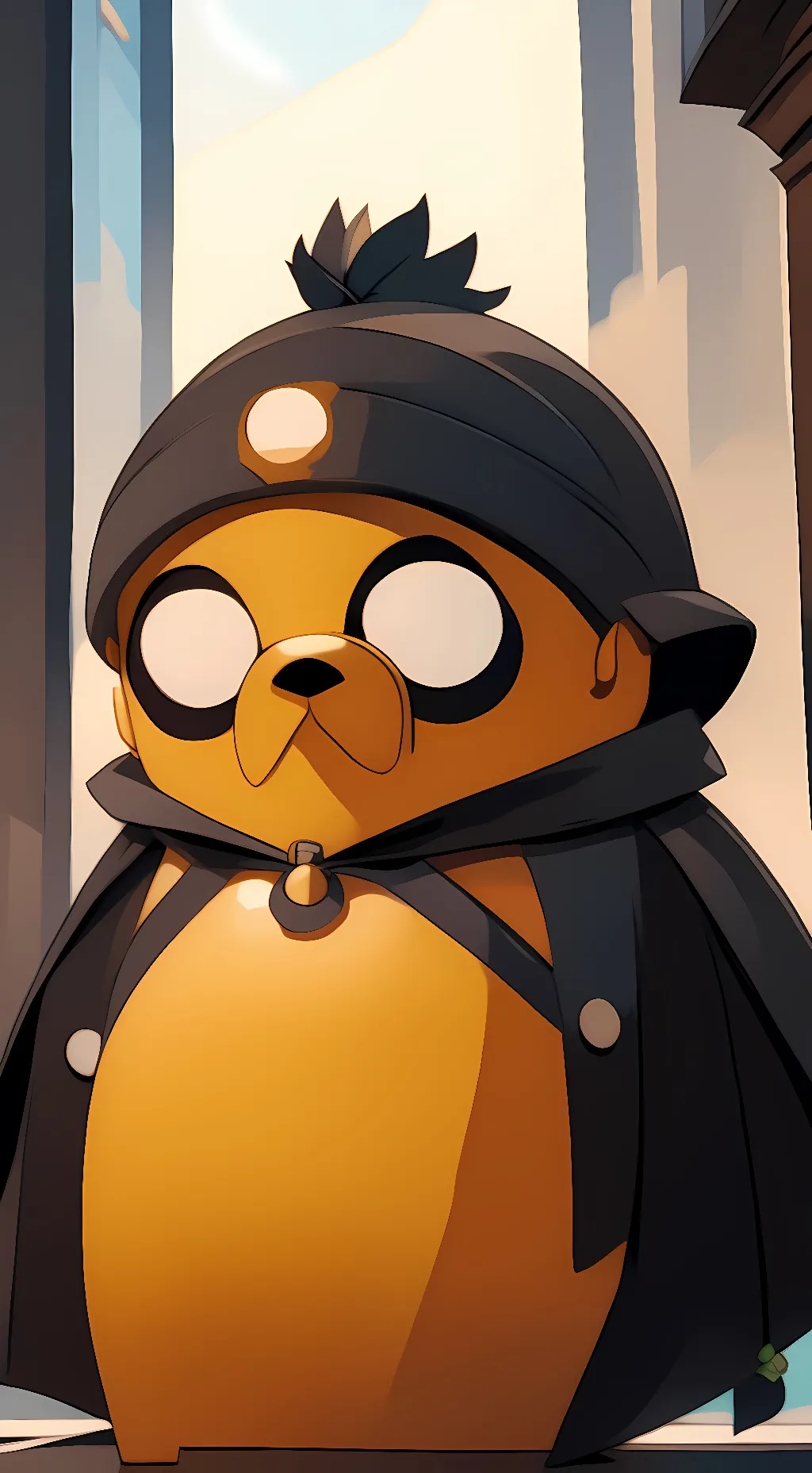 ai character: Jake the dog background