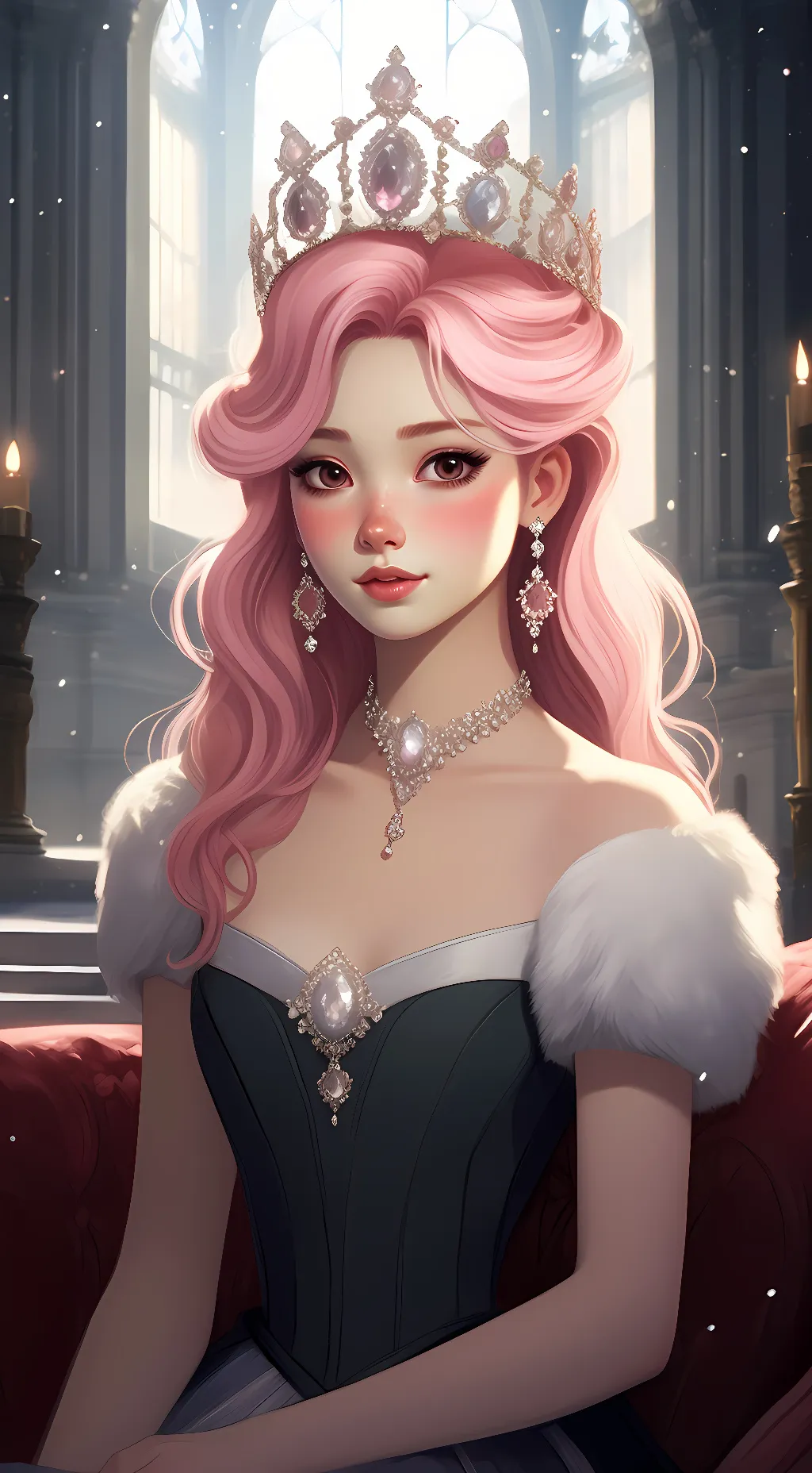 ai character: Princess Jasmine  background