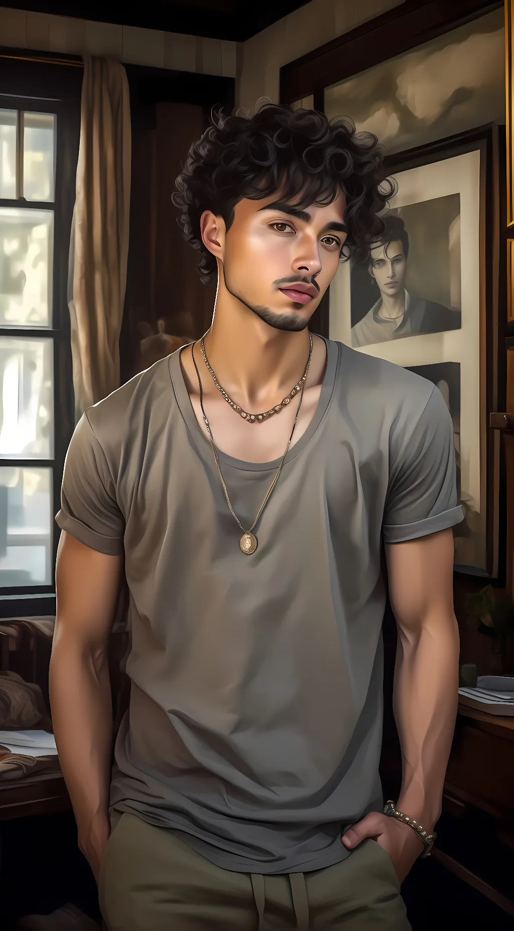 ai character: dad background