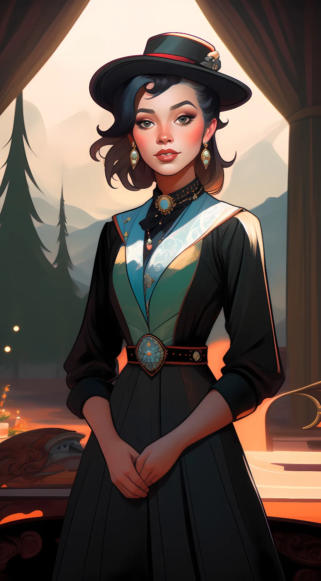 ai character: Princess  Allison background