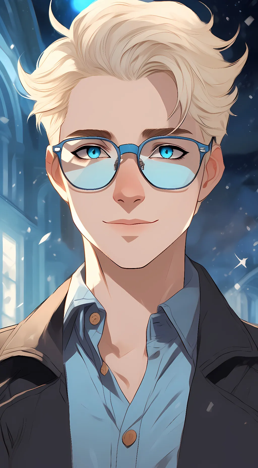 ai character: Evan  background