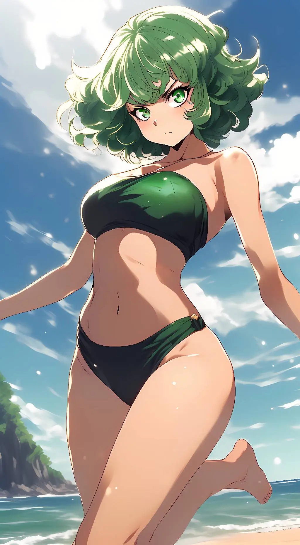 ai character: Tatsumaki  background