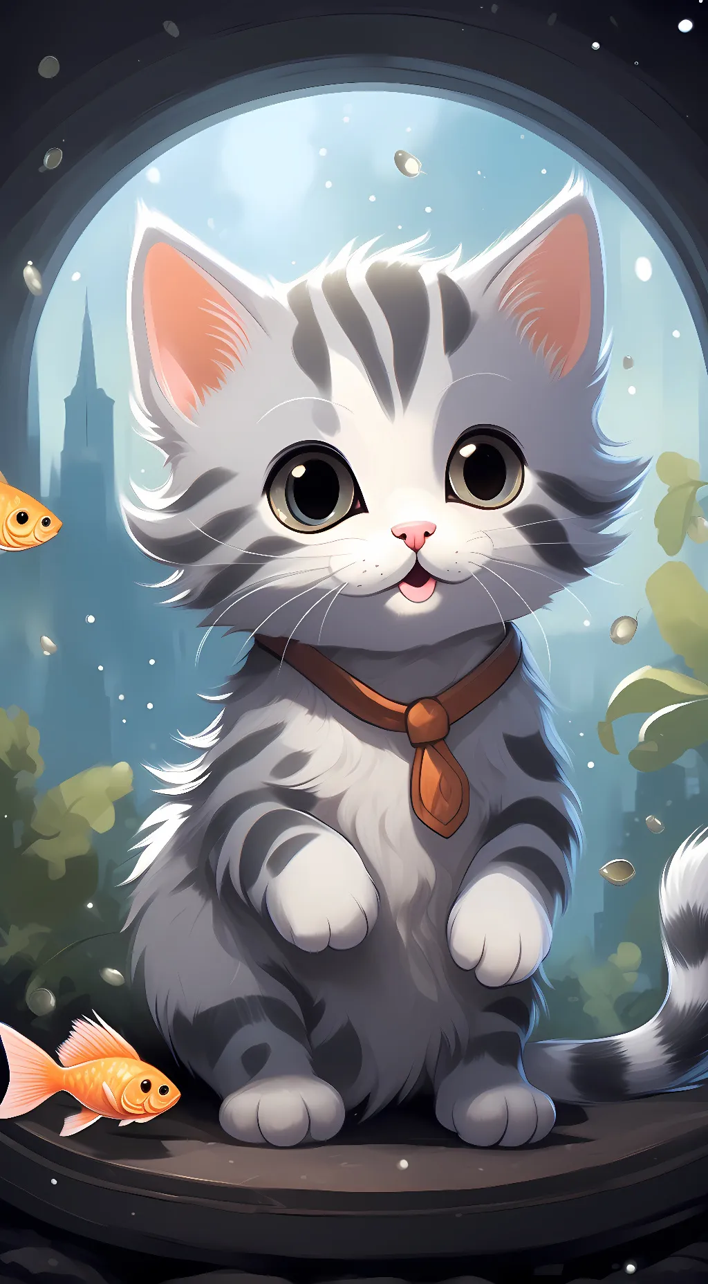 ai character: Mittens background