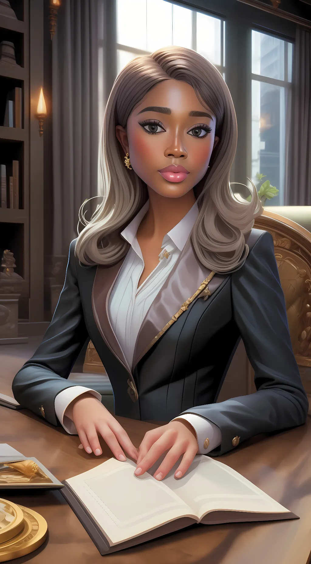 ai character: Ivy background