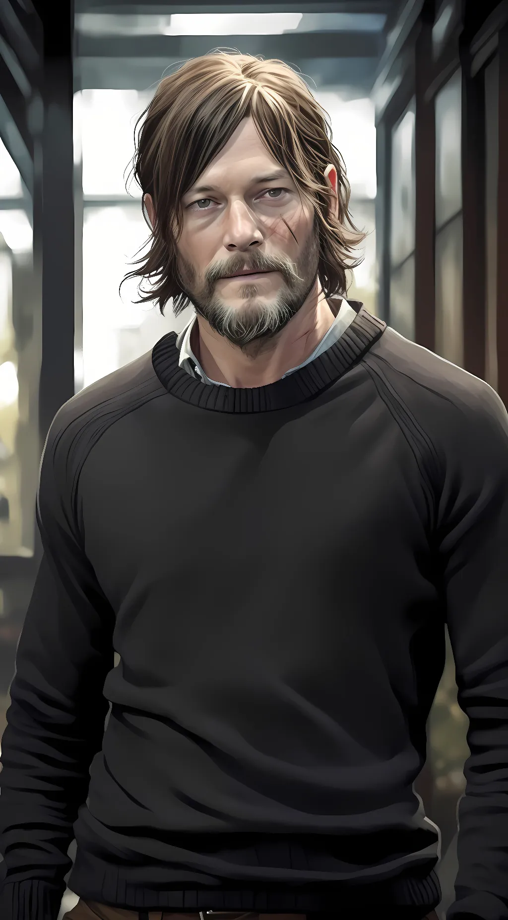 ai character: Darly Dixon background