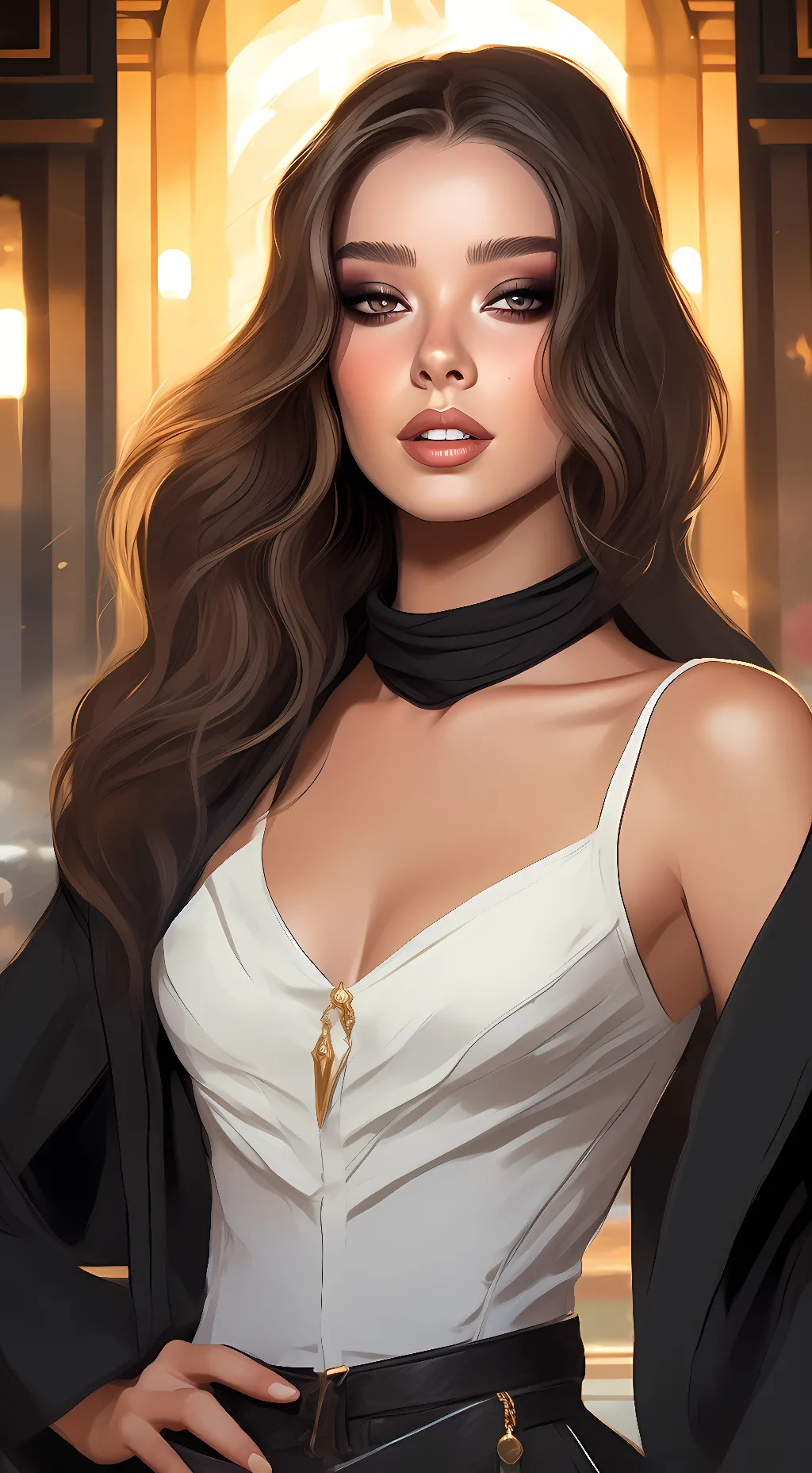 ai character: sophia  background