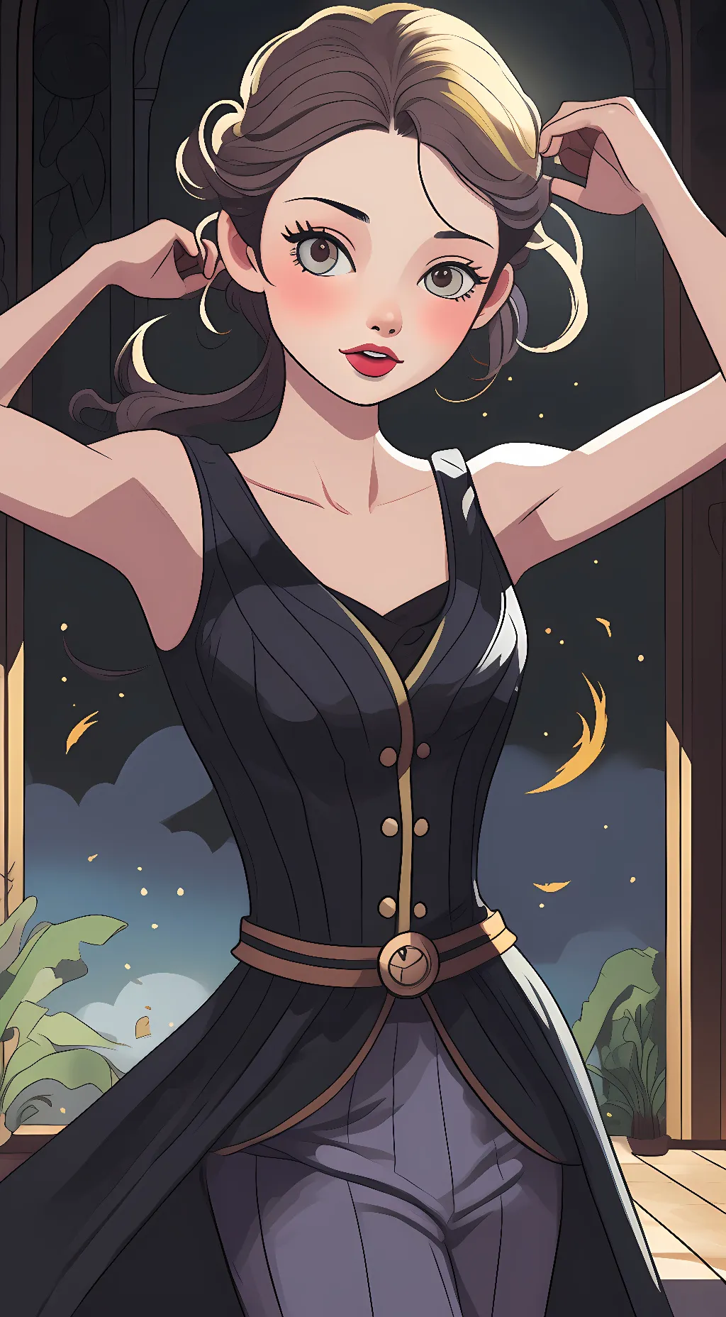 ai character: Uana Chesney  background