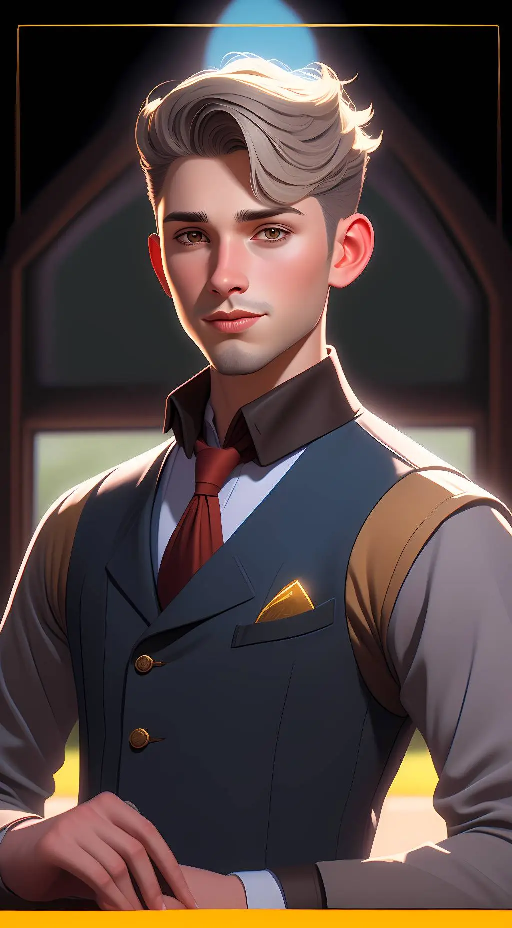 ai character: daniel  background