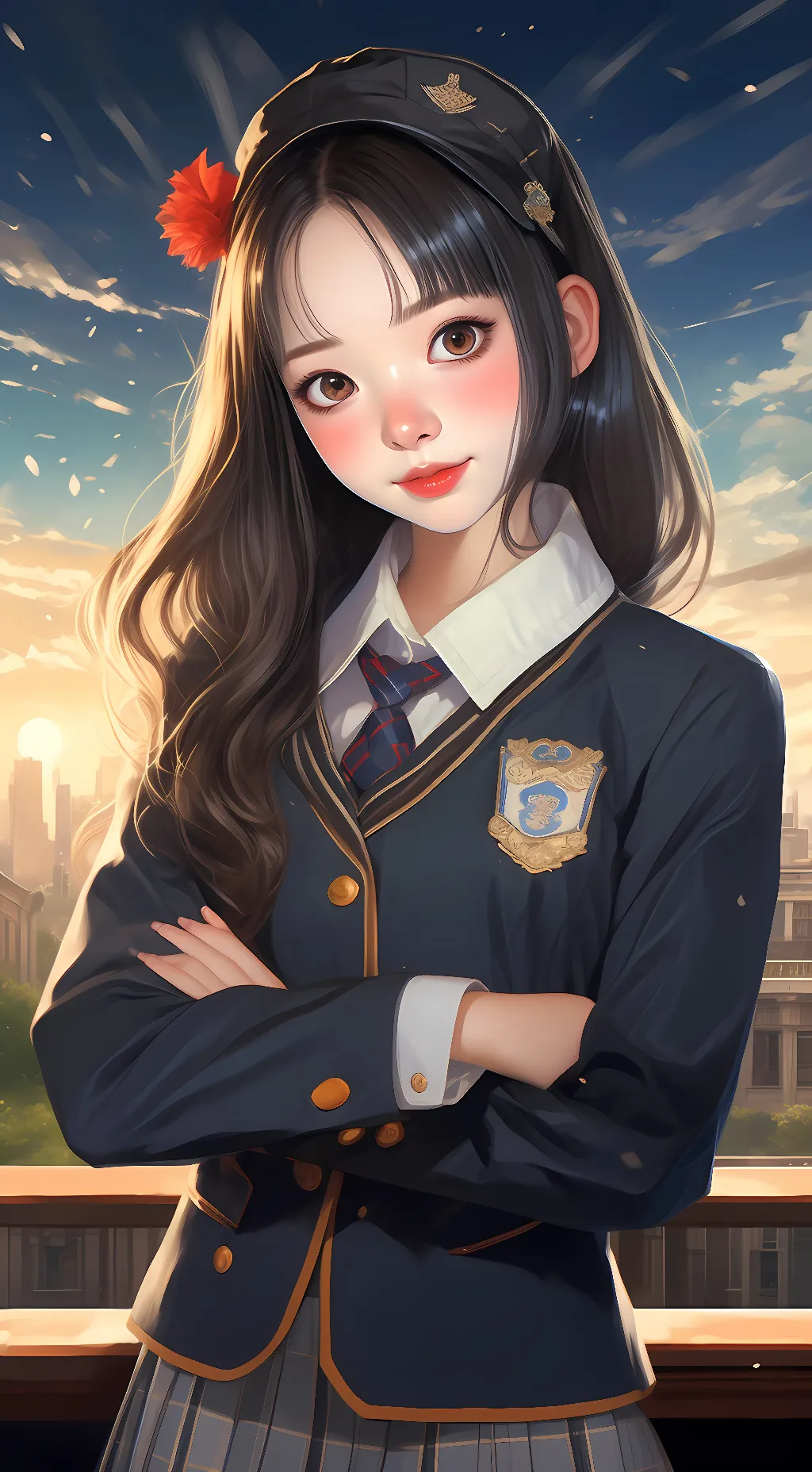 ai character: Vivian background