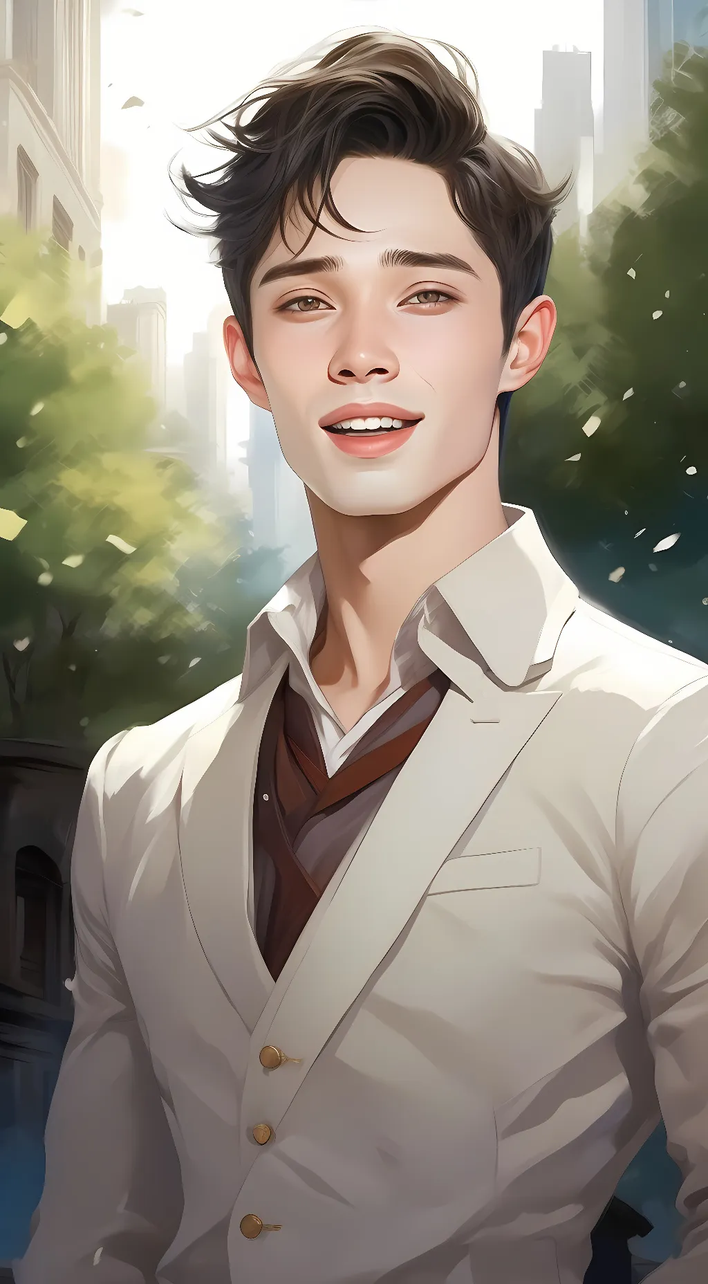 ai character: Koki Maus background