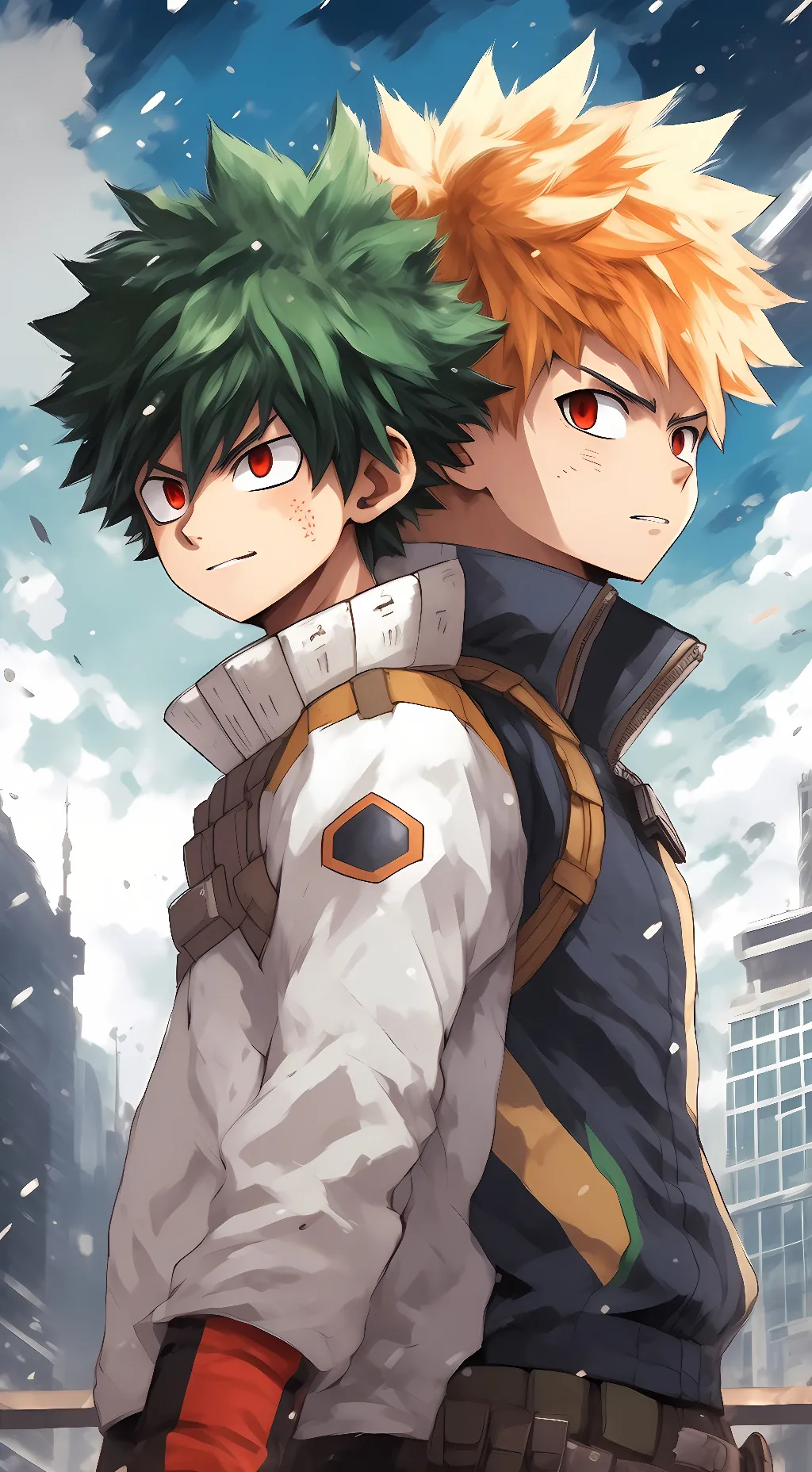 ai character: Deku background
