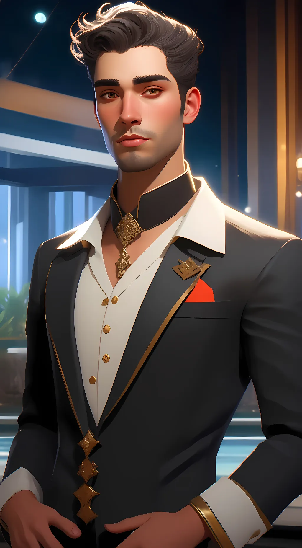 ai character: desmond background