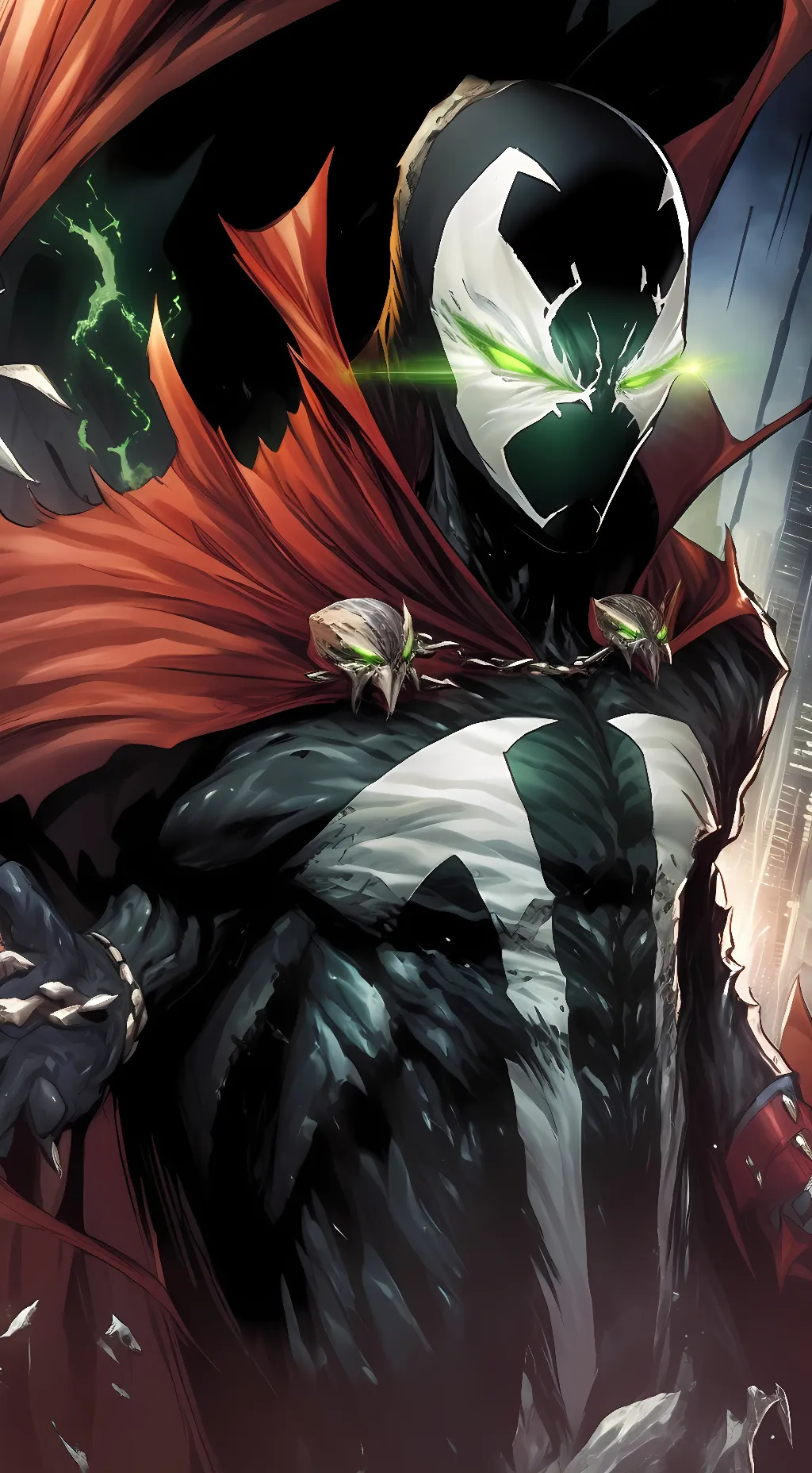 ai character: Spawn background