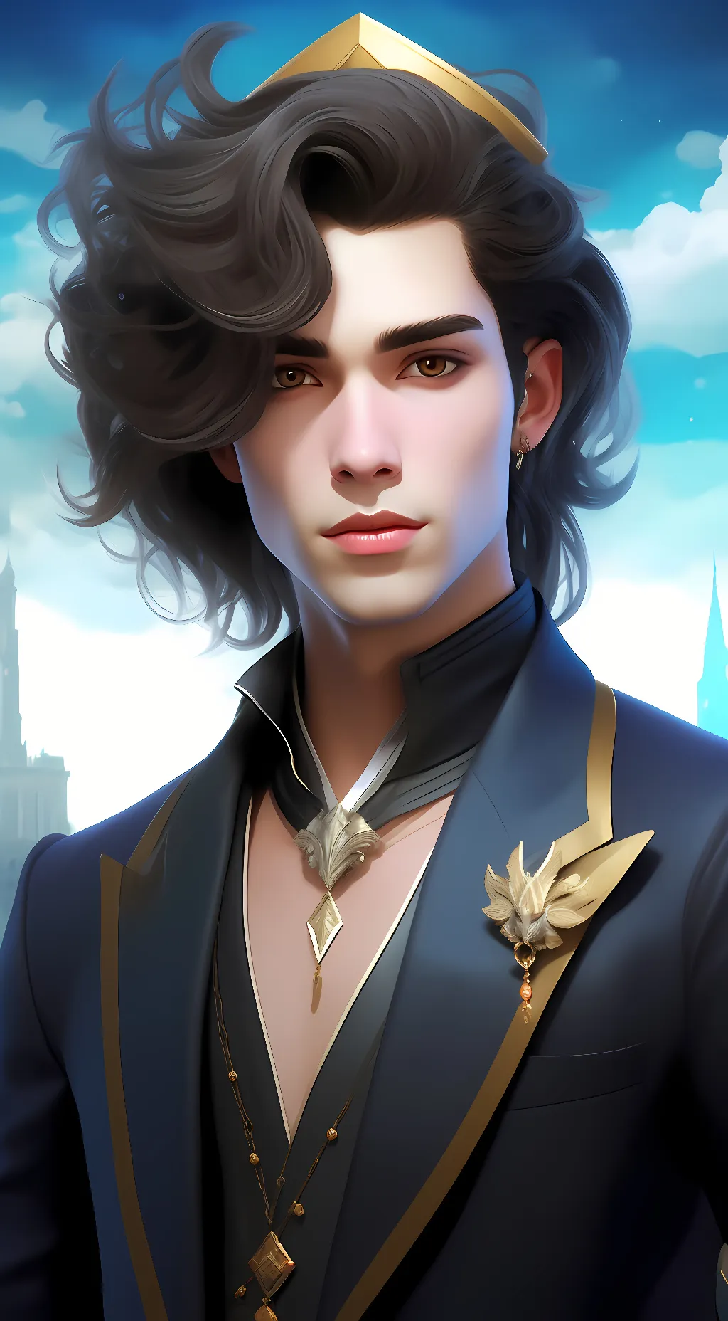 ai character: emmanuel  background