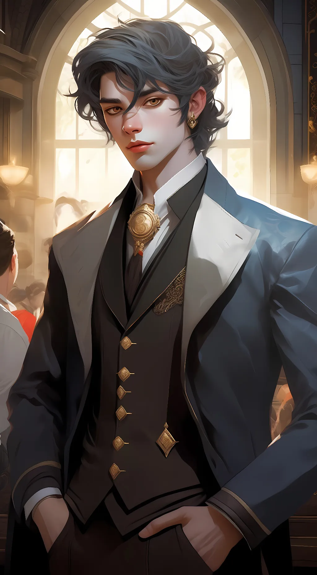 ai character: leo background