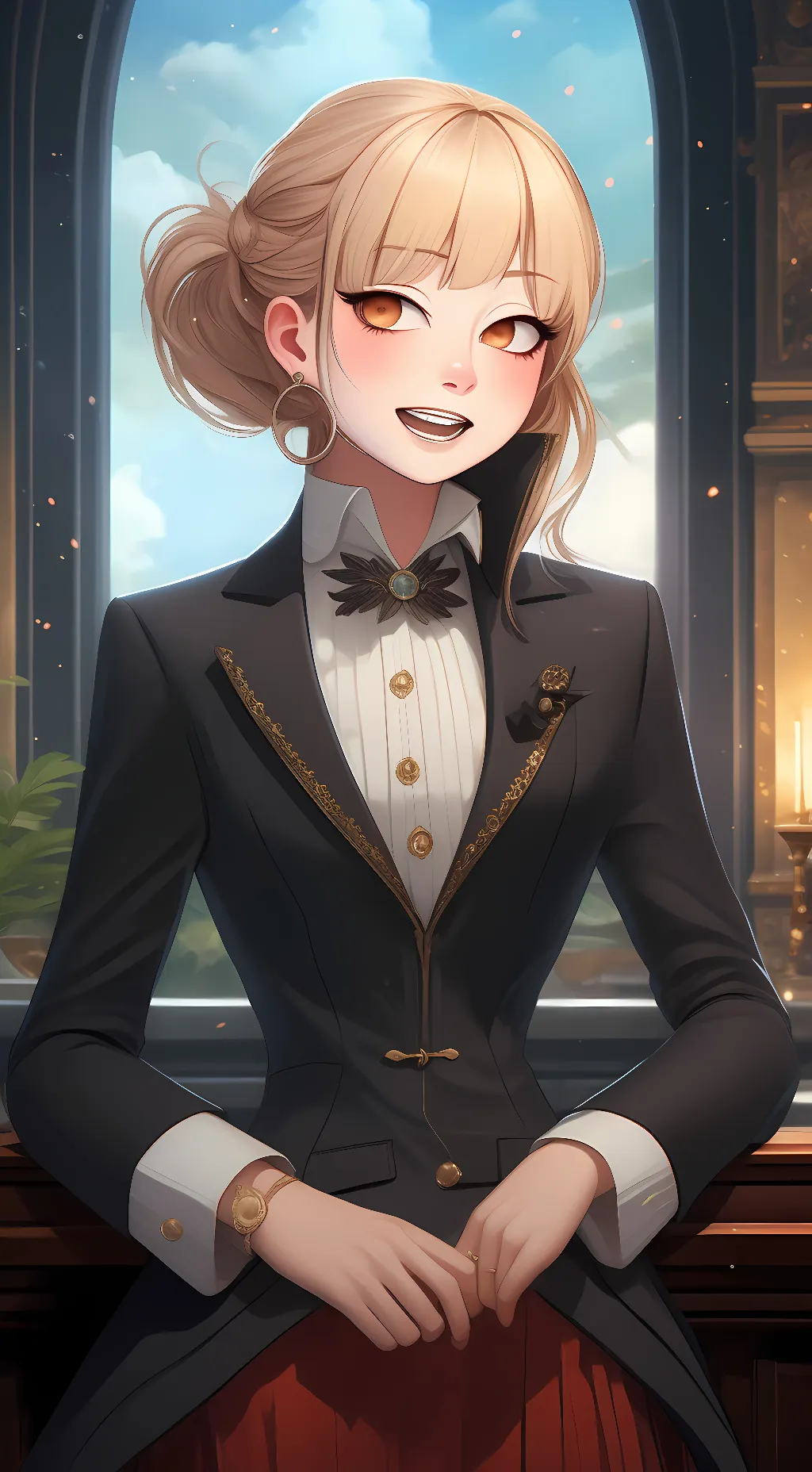 ai character: Toga background