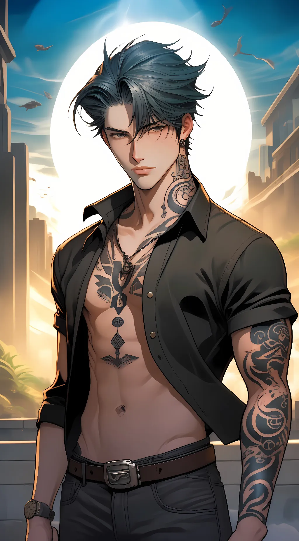 ai character: Liam King background
