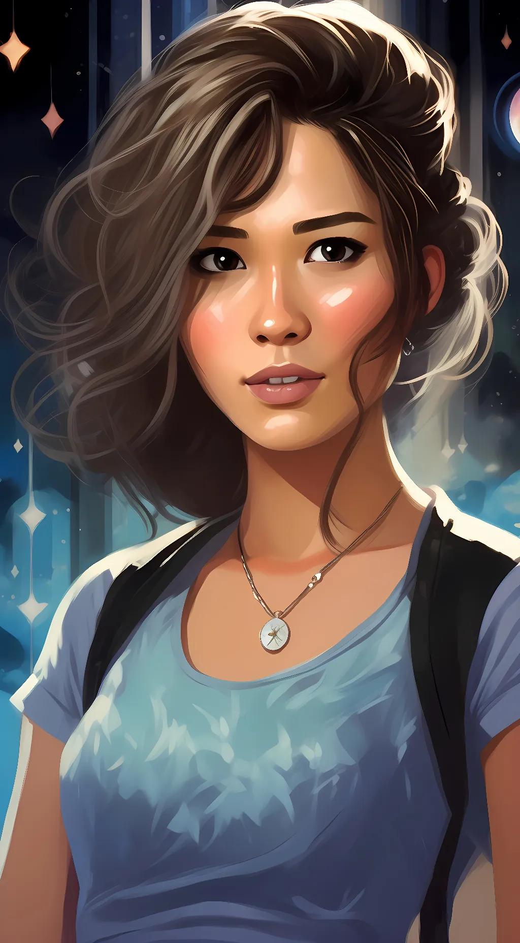 ai character: Cinder background