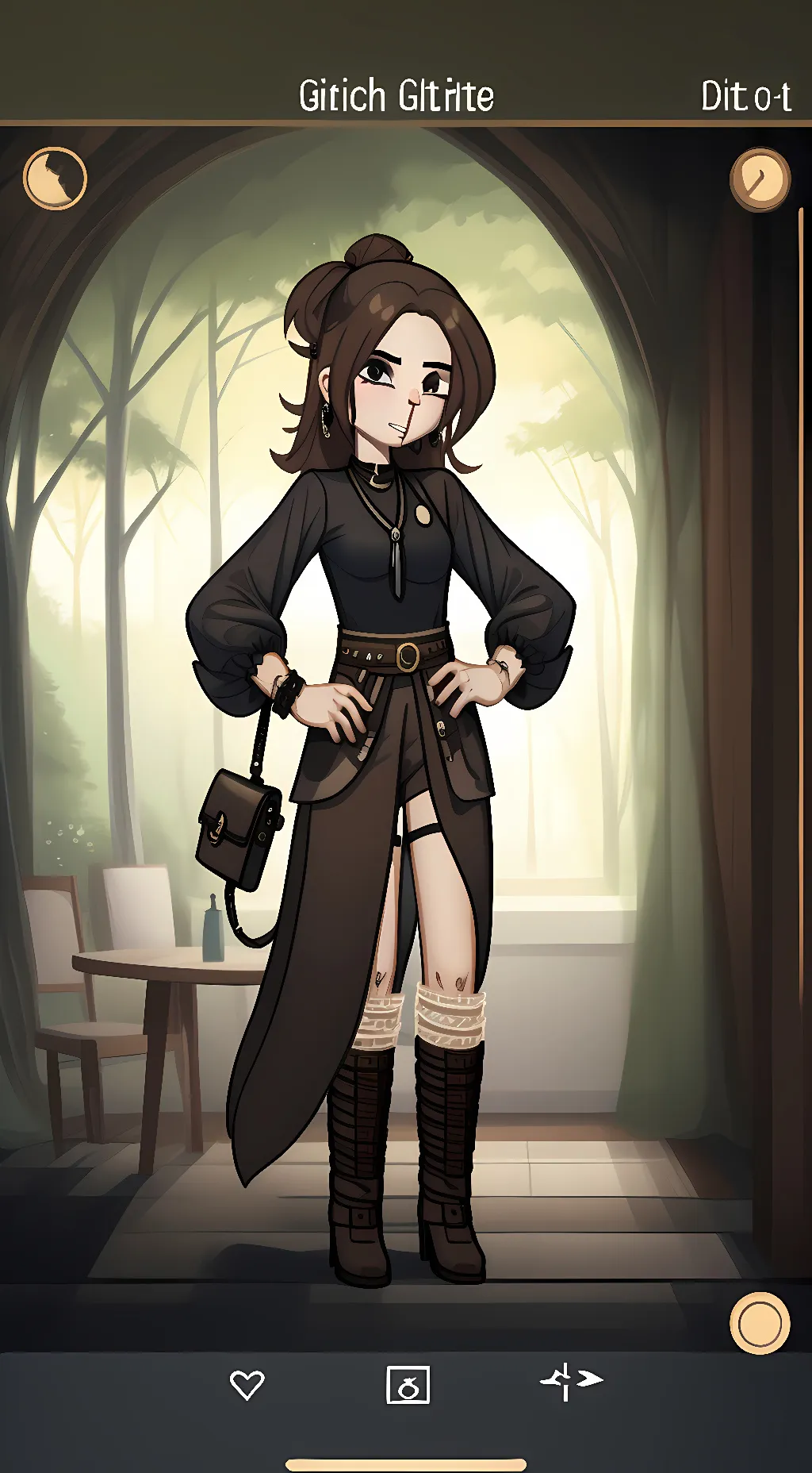ai character: Ana A01 background