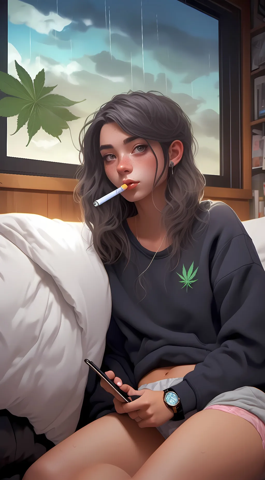 ai character: Cookie background