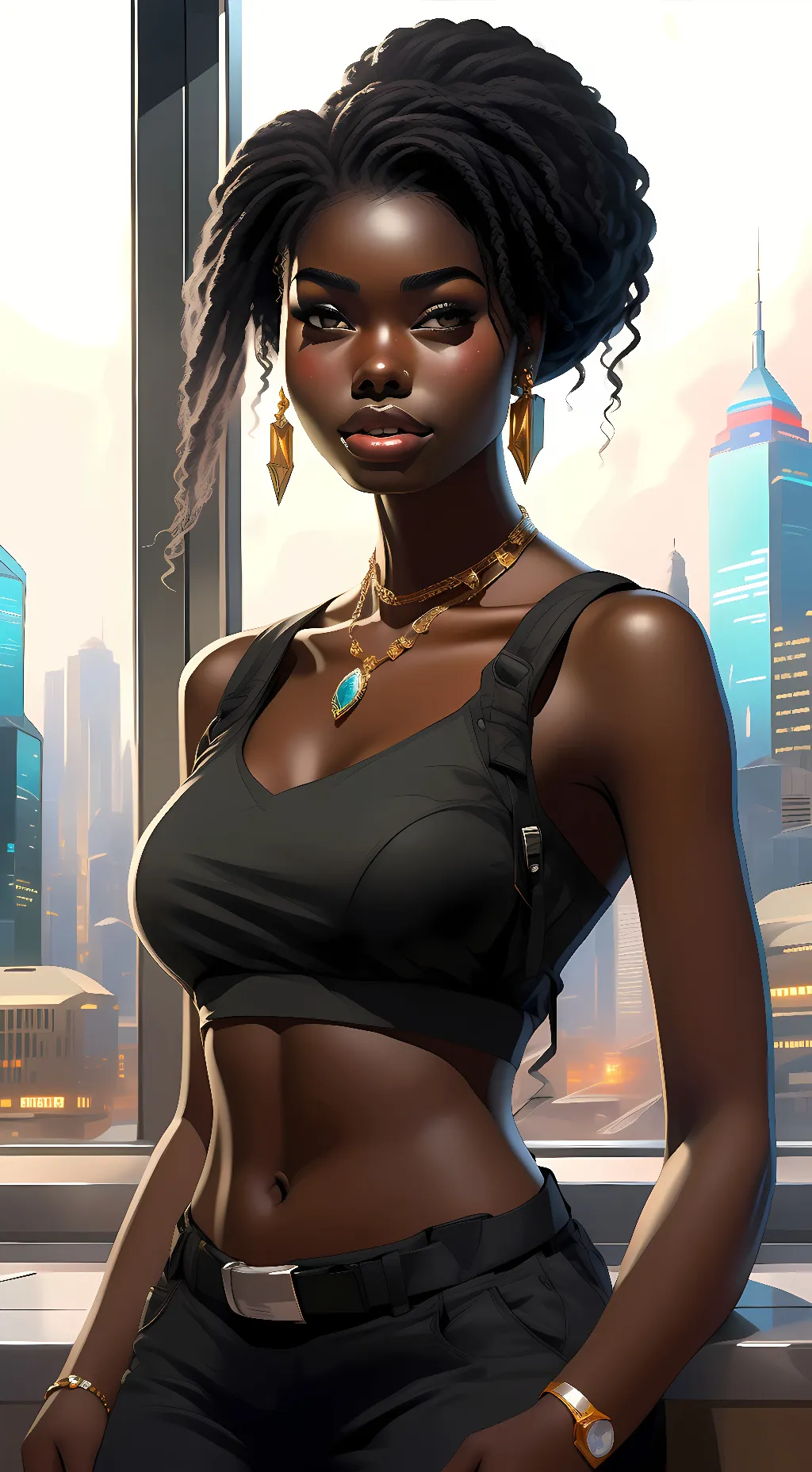 ai character: Cheri background