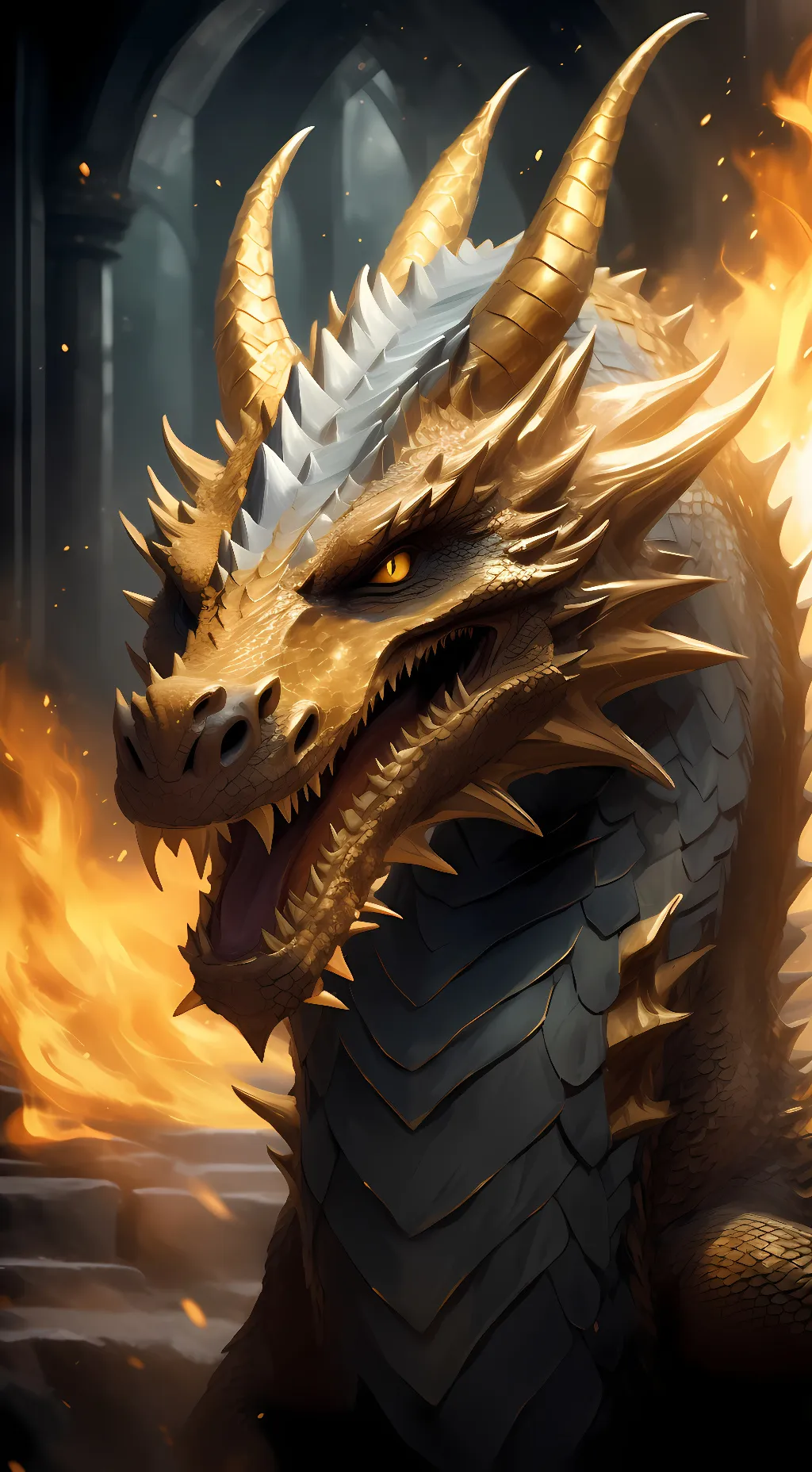 ai character: smaug  background