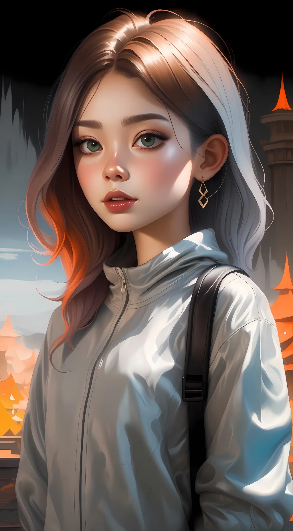 ai character: Lora background