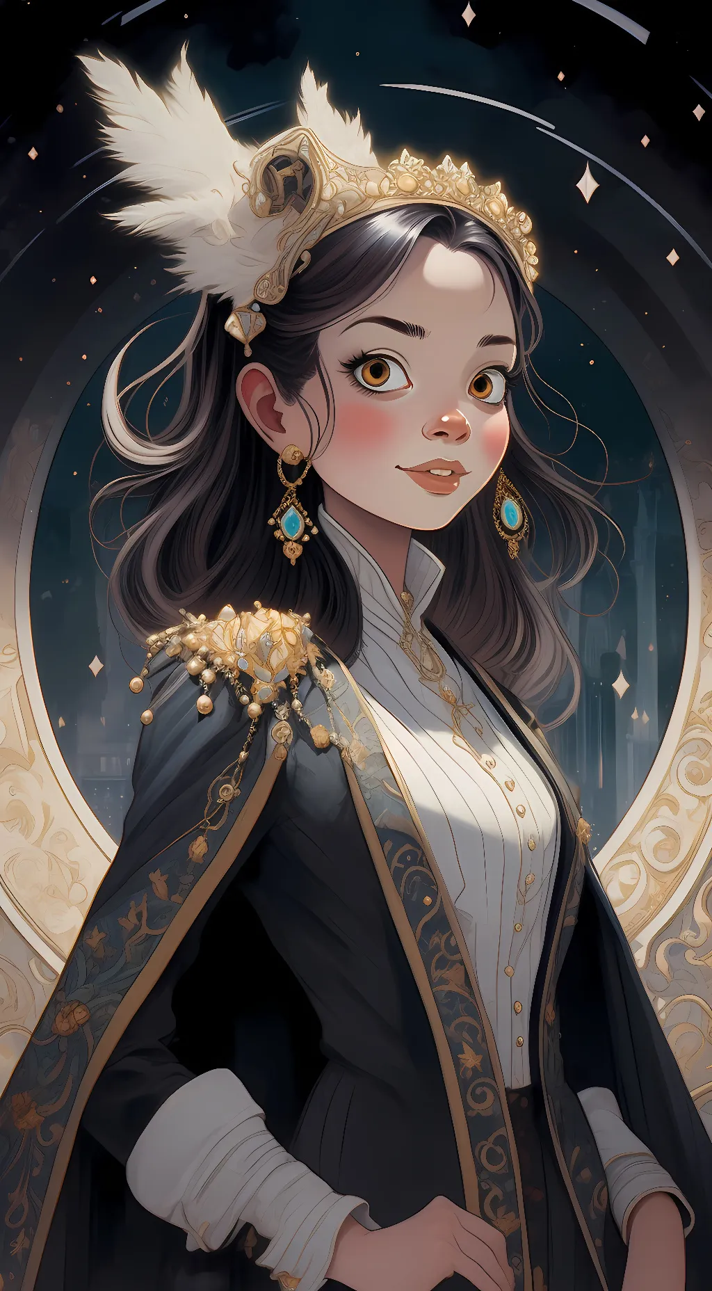ai character: rose background