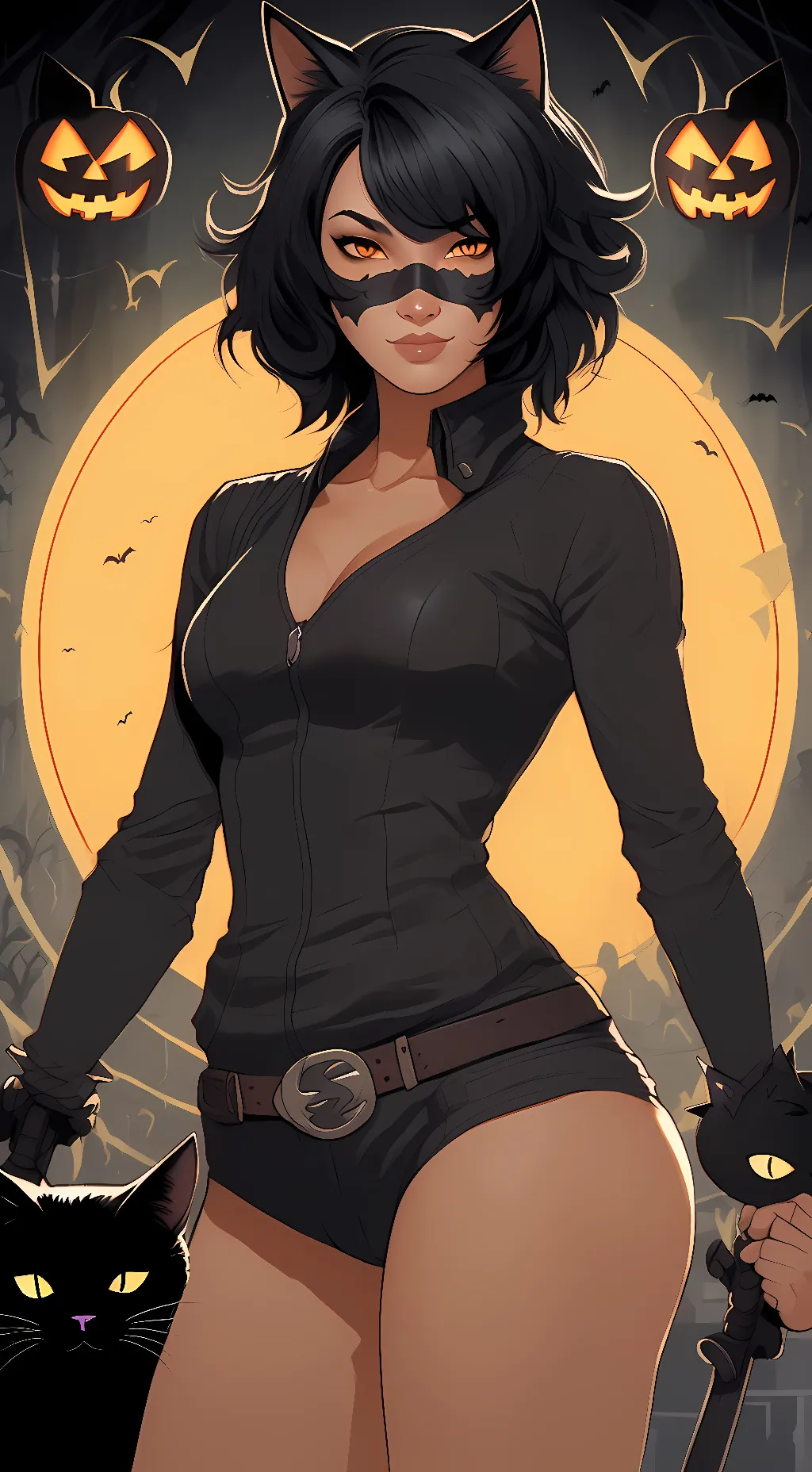 ai character: Cat Burglar background