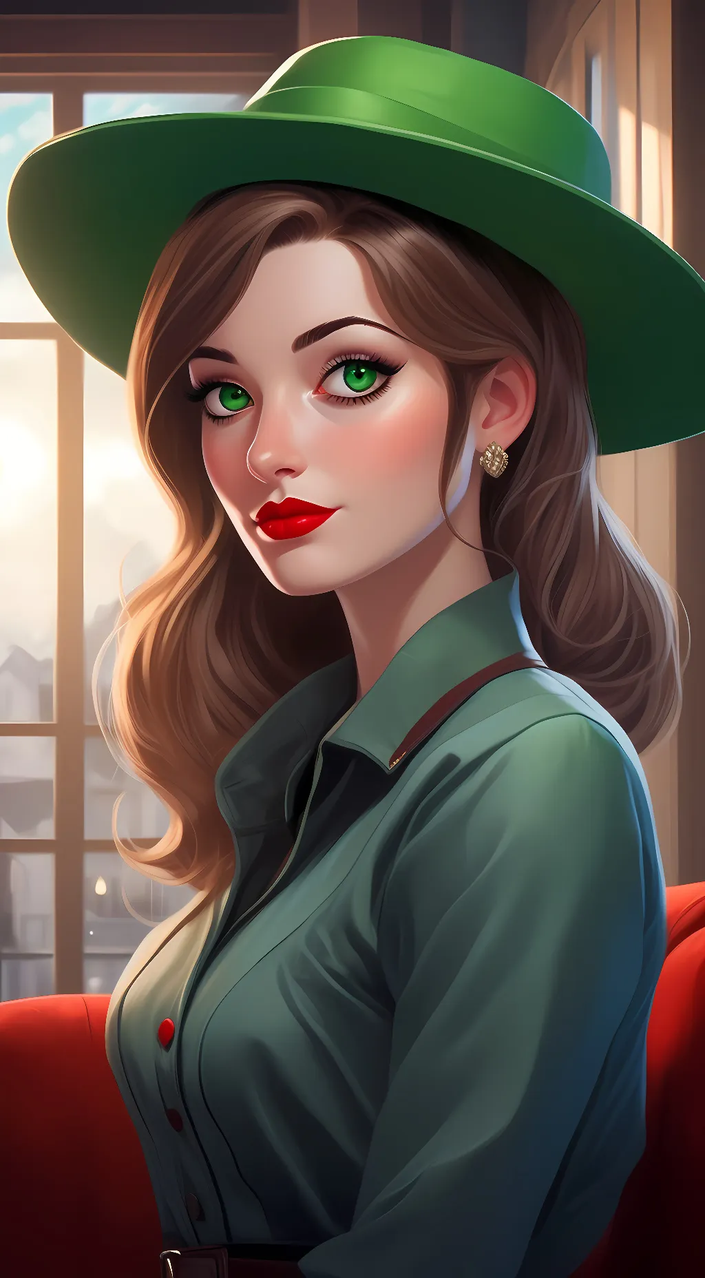 ai character: Genevieve Desrosie background