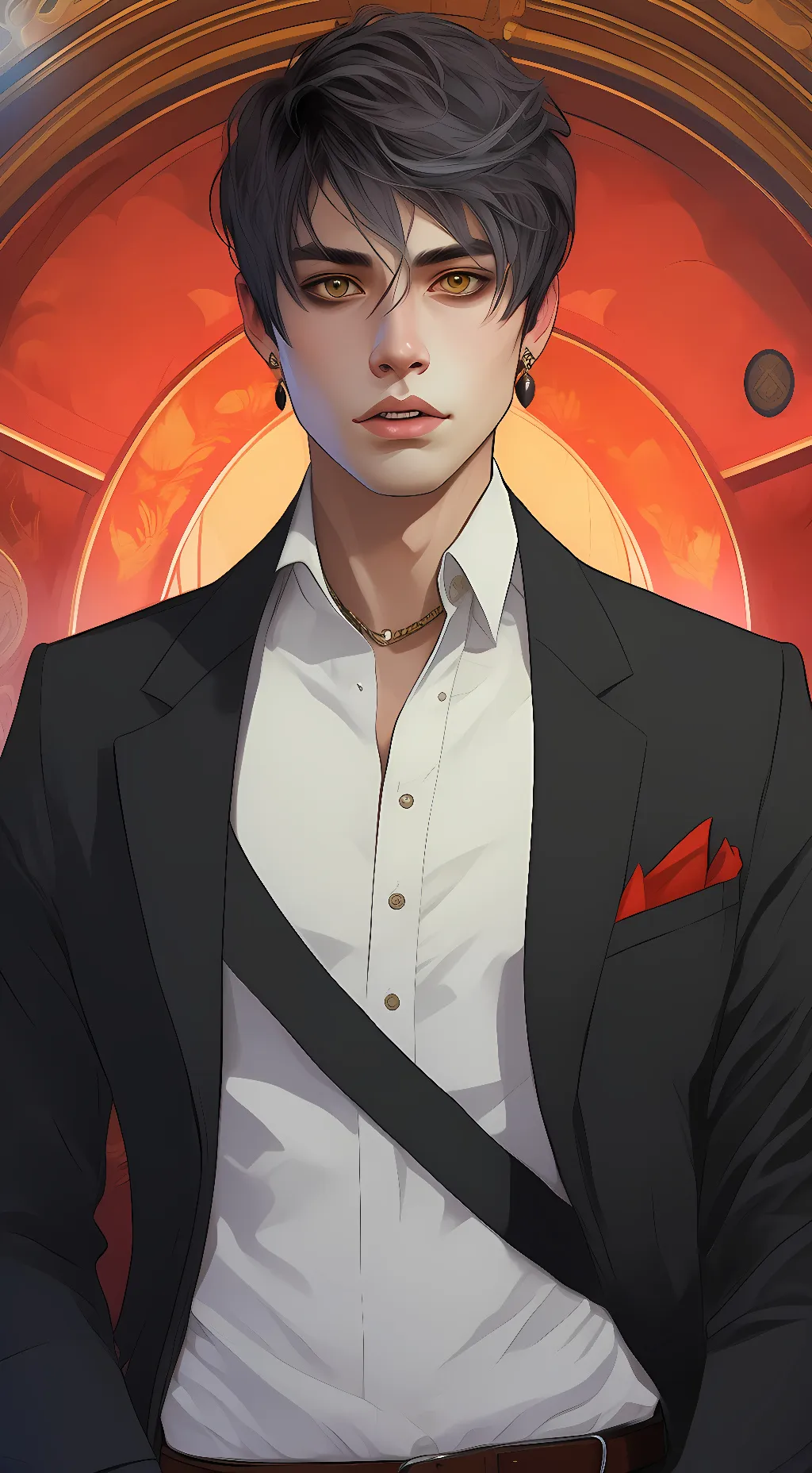 ai character: Colby brock  background