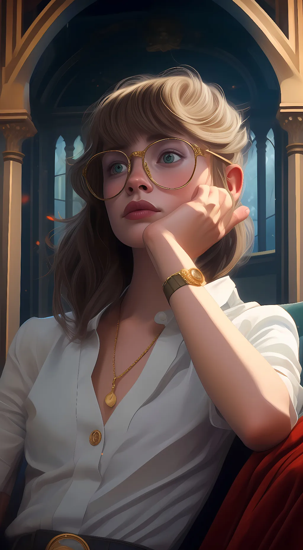 ai character: Zoey background