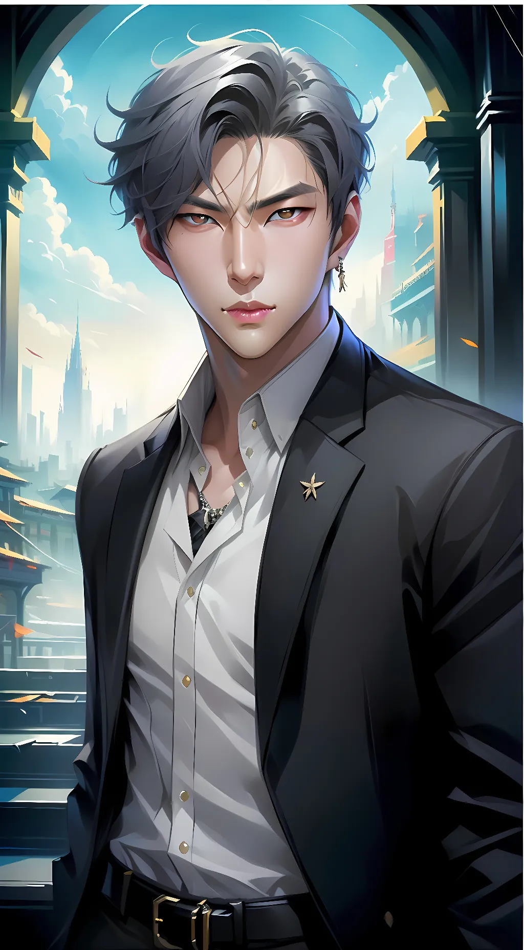 ai character: Taek-woon  background