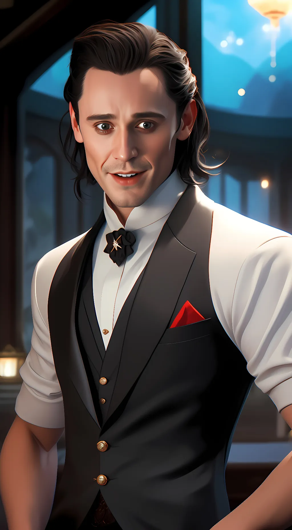 ai character: LoKi background