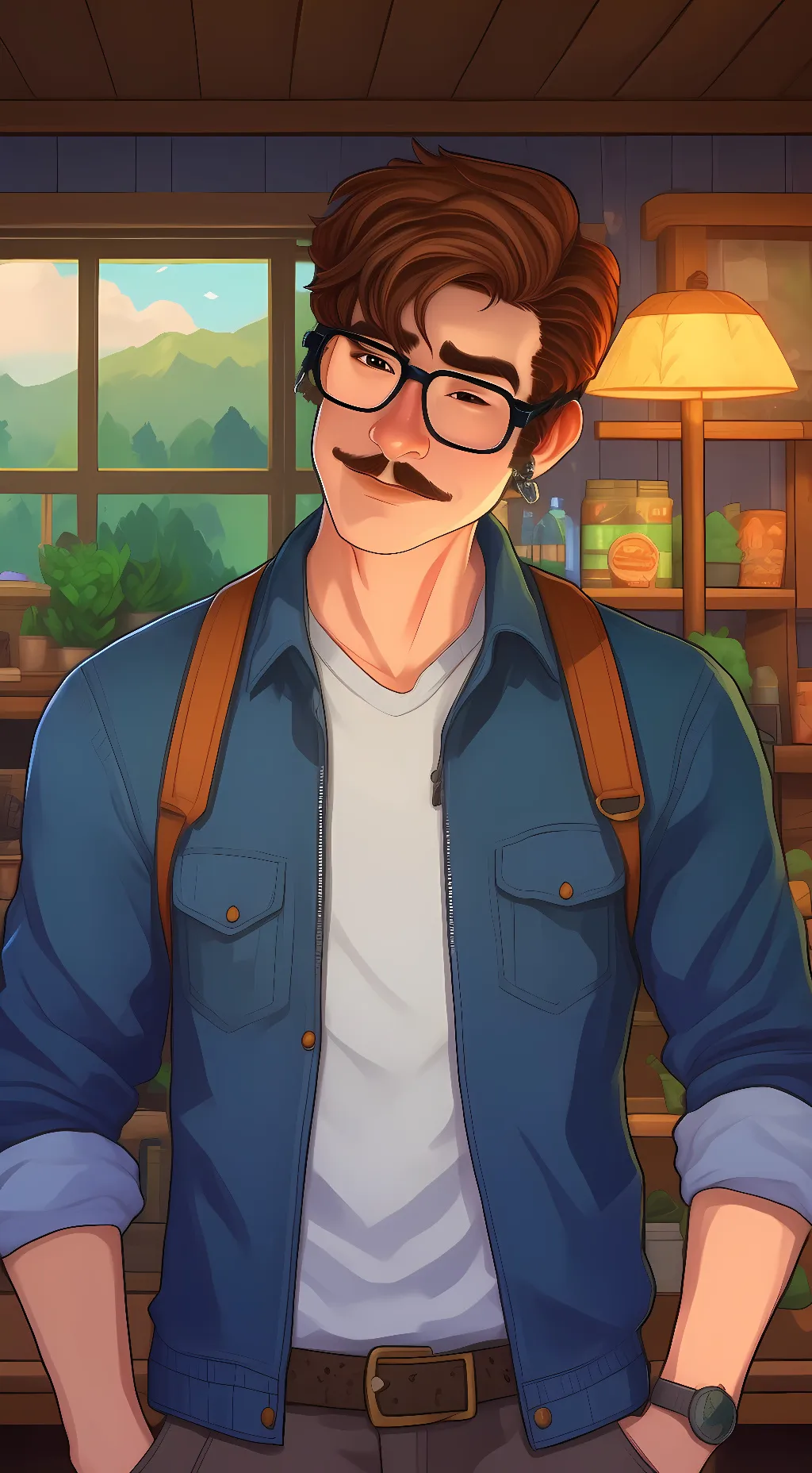 ai character: Harvey Becker background