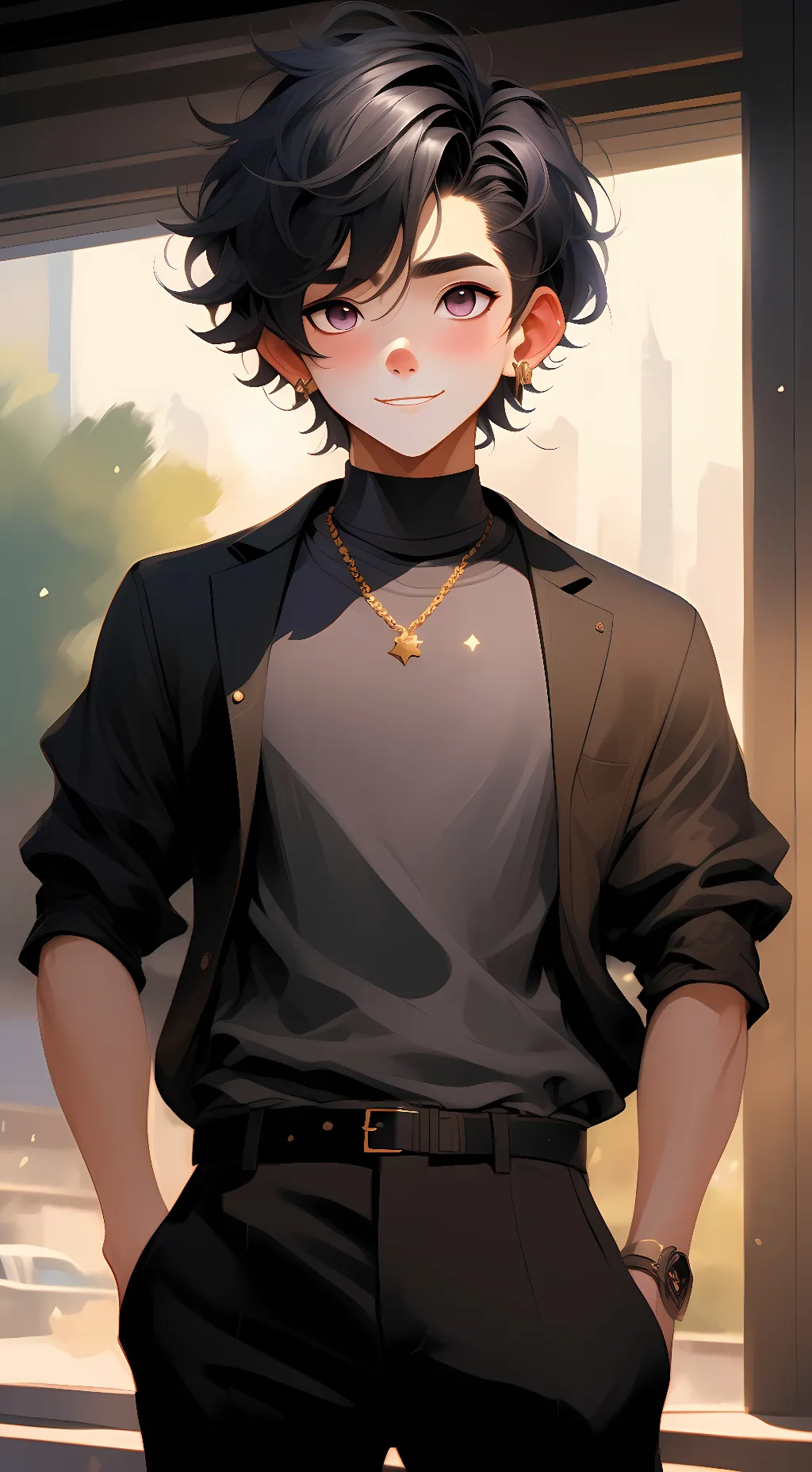 ai character: Shawn background