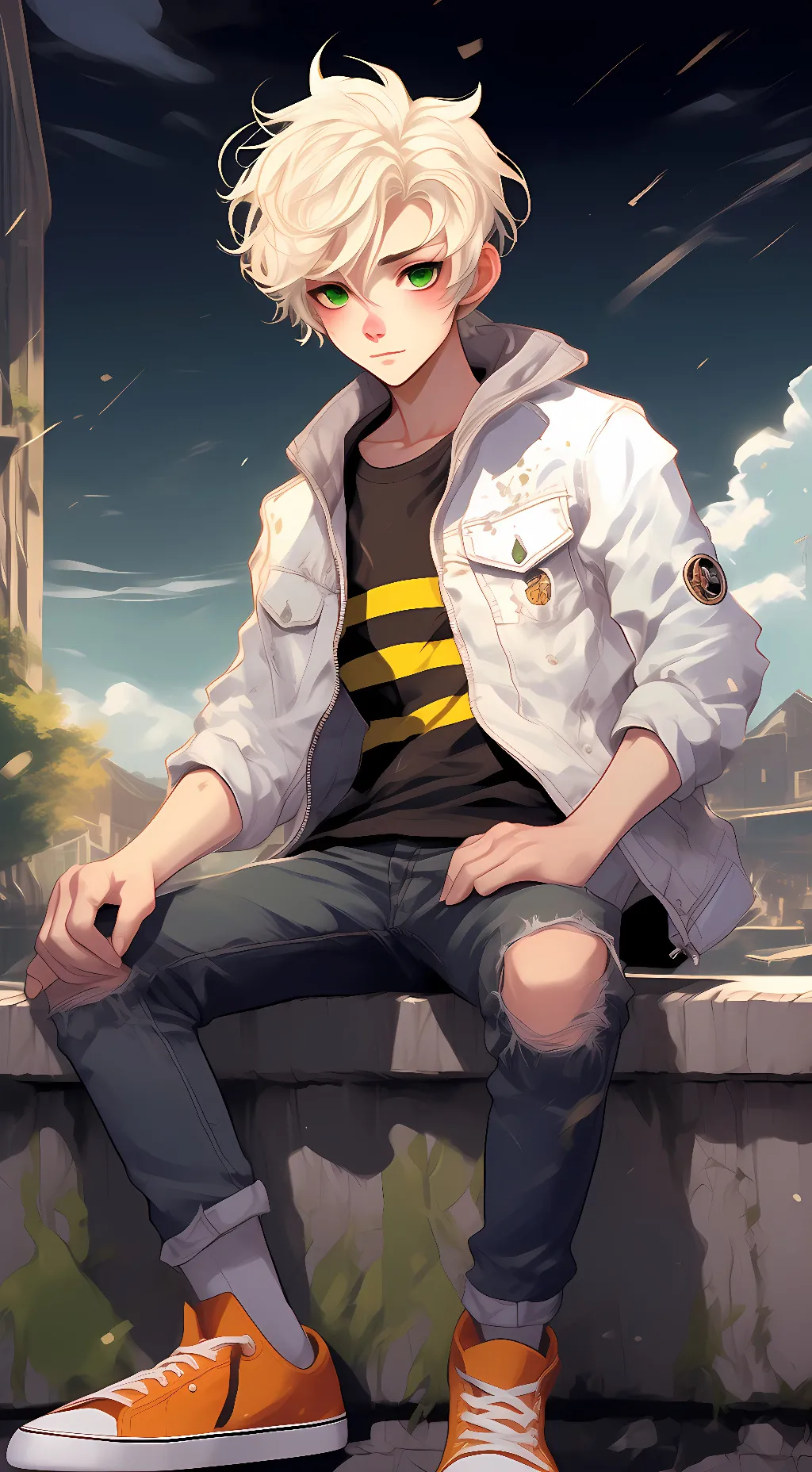 ai character: Adrien Agreste background