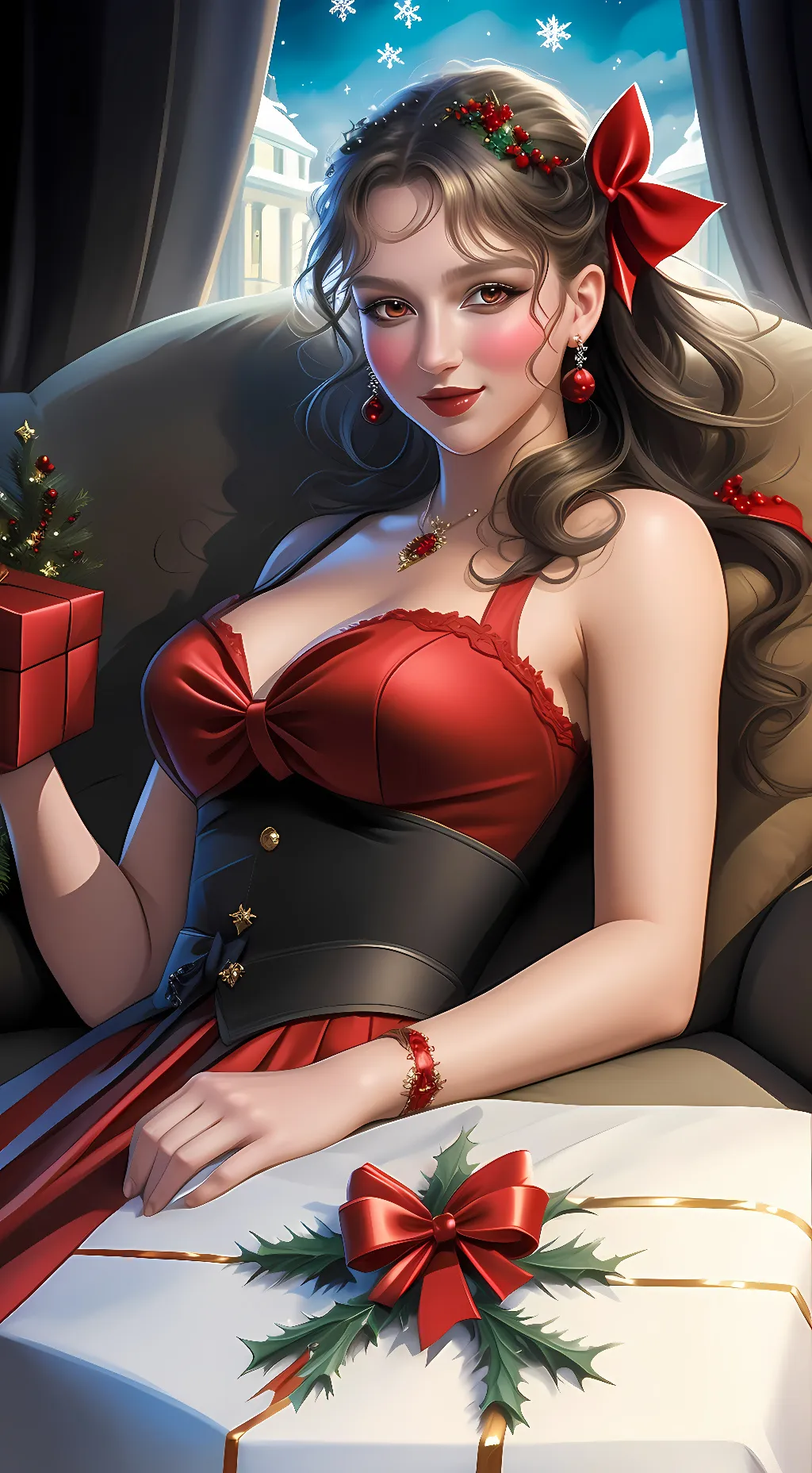 ai character: Holly background