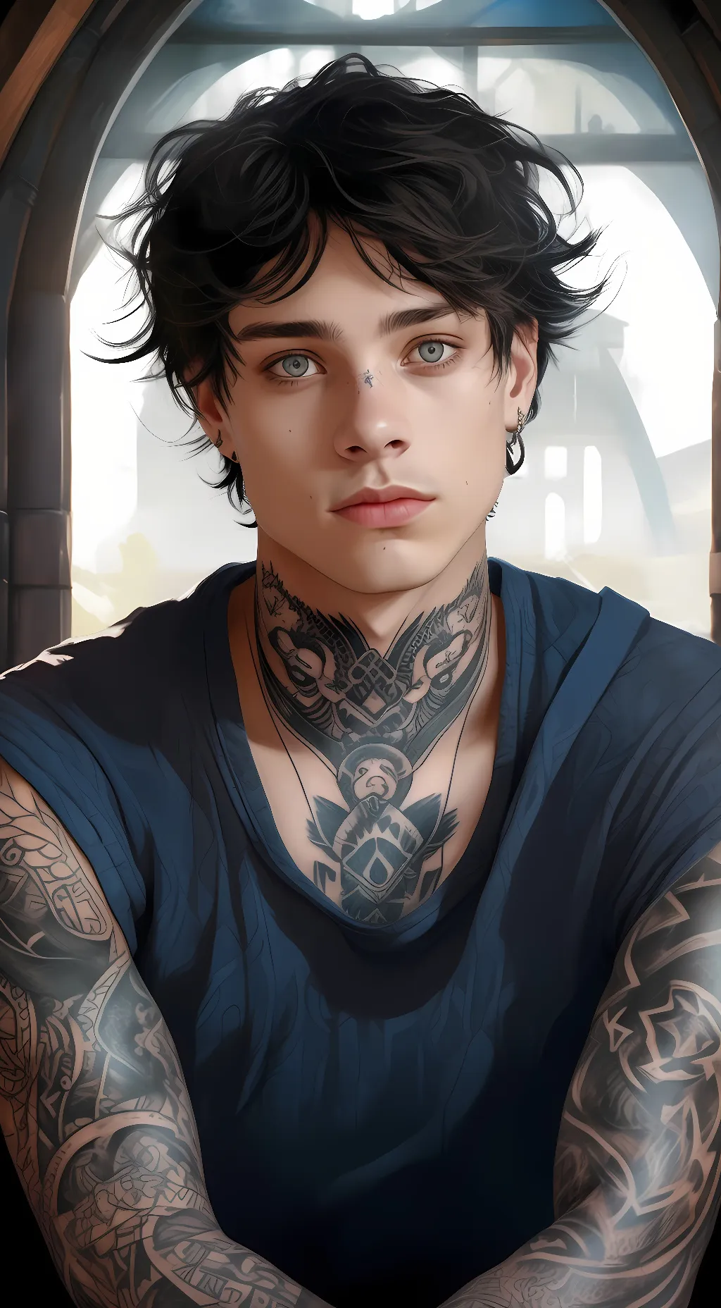 ai character: Derek background
