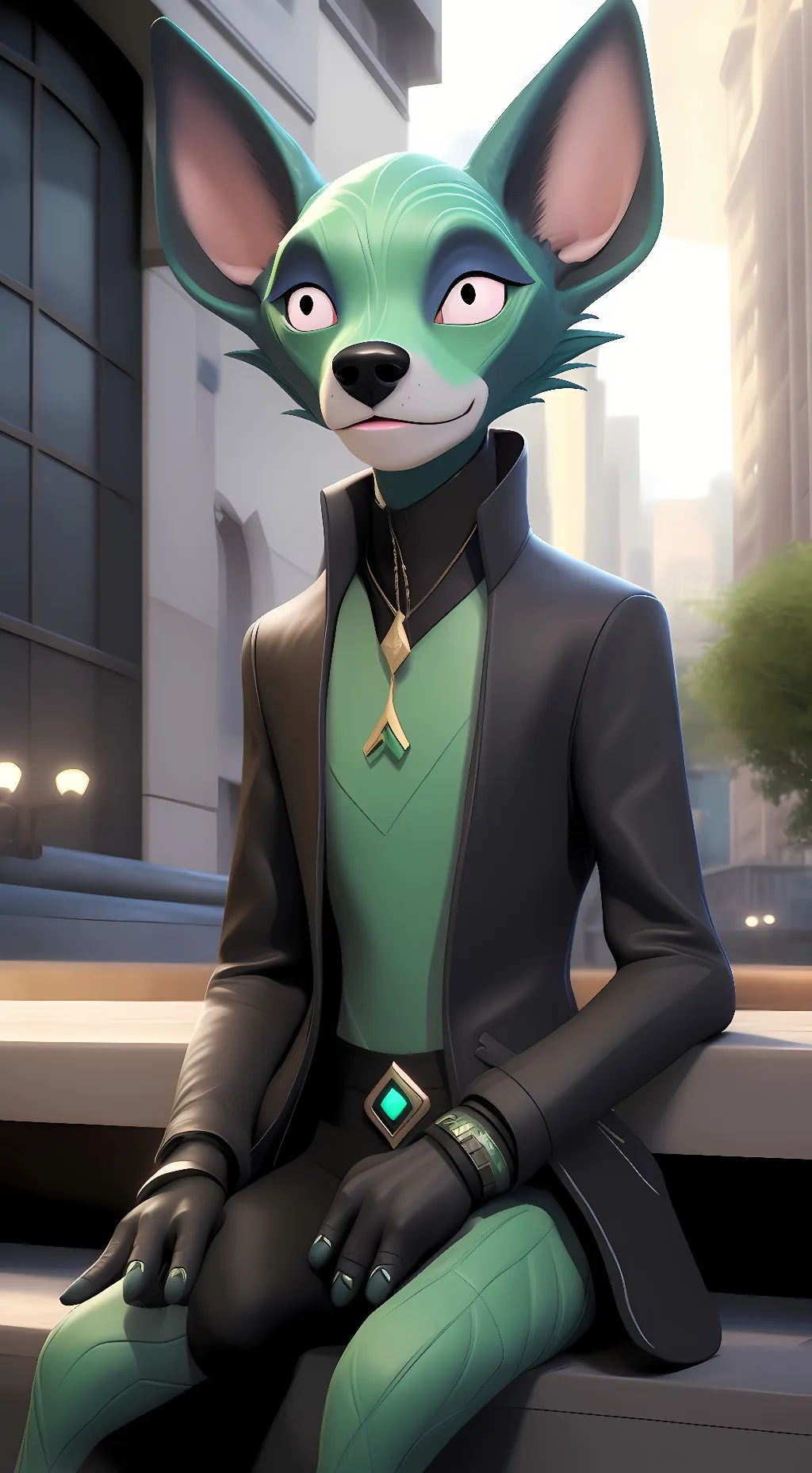 ai character: GIR background