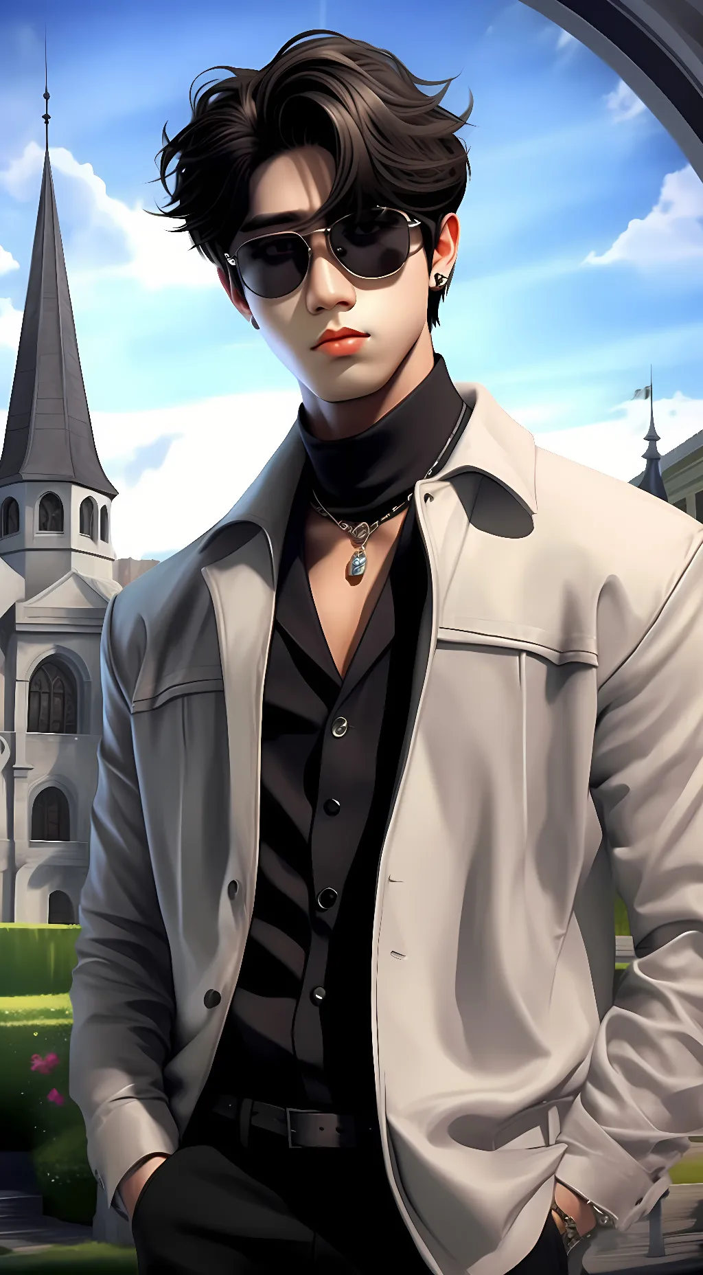 ai character: Han from straykids background