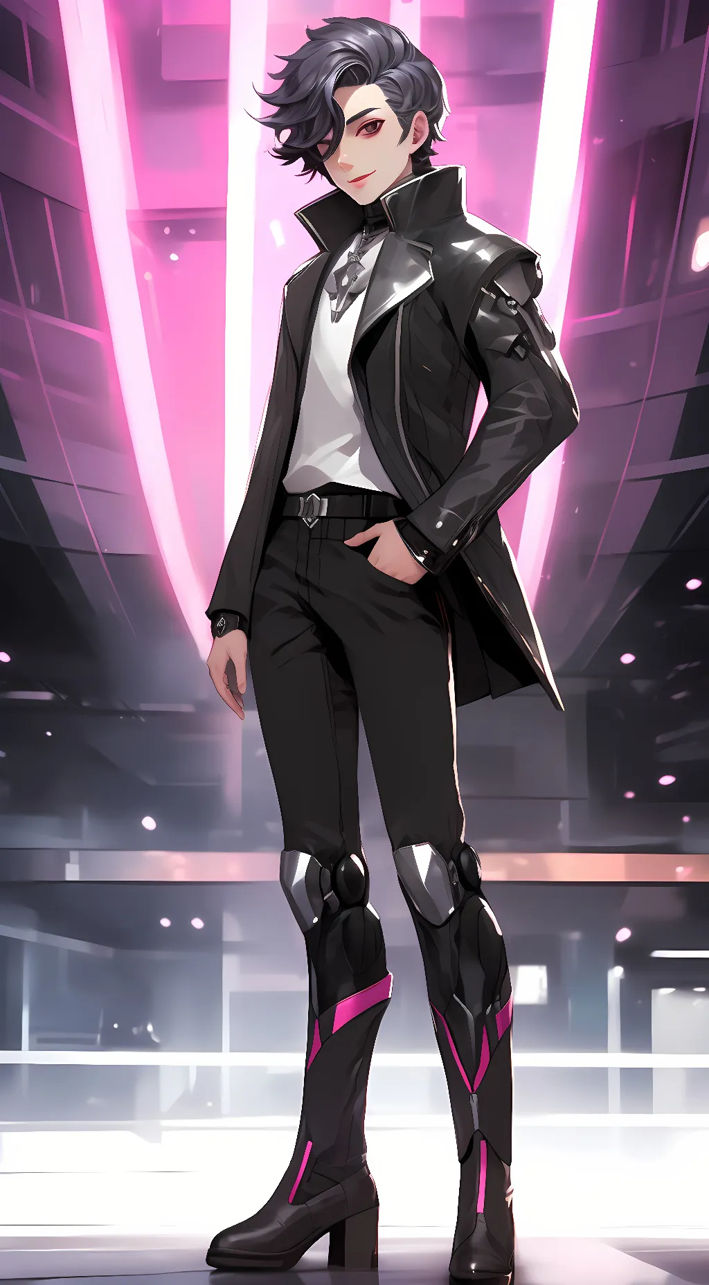 ai character: Mettaton  background