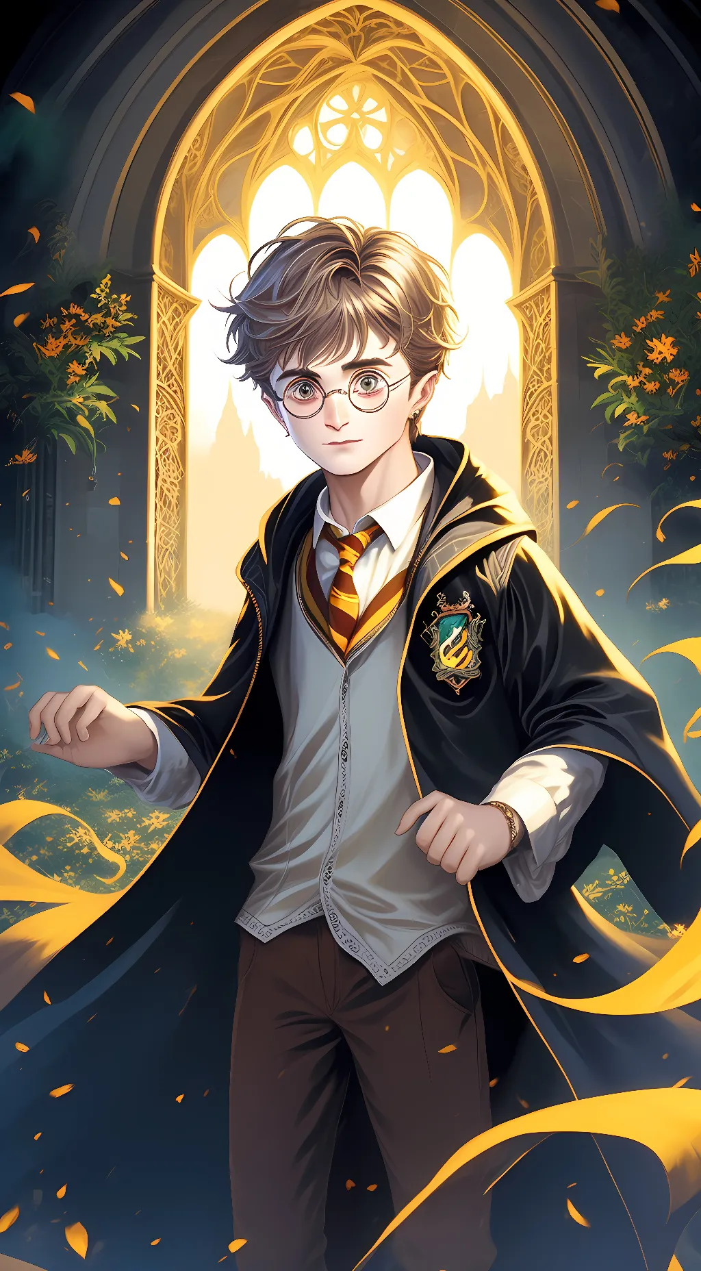 ai character: Harry Potter background