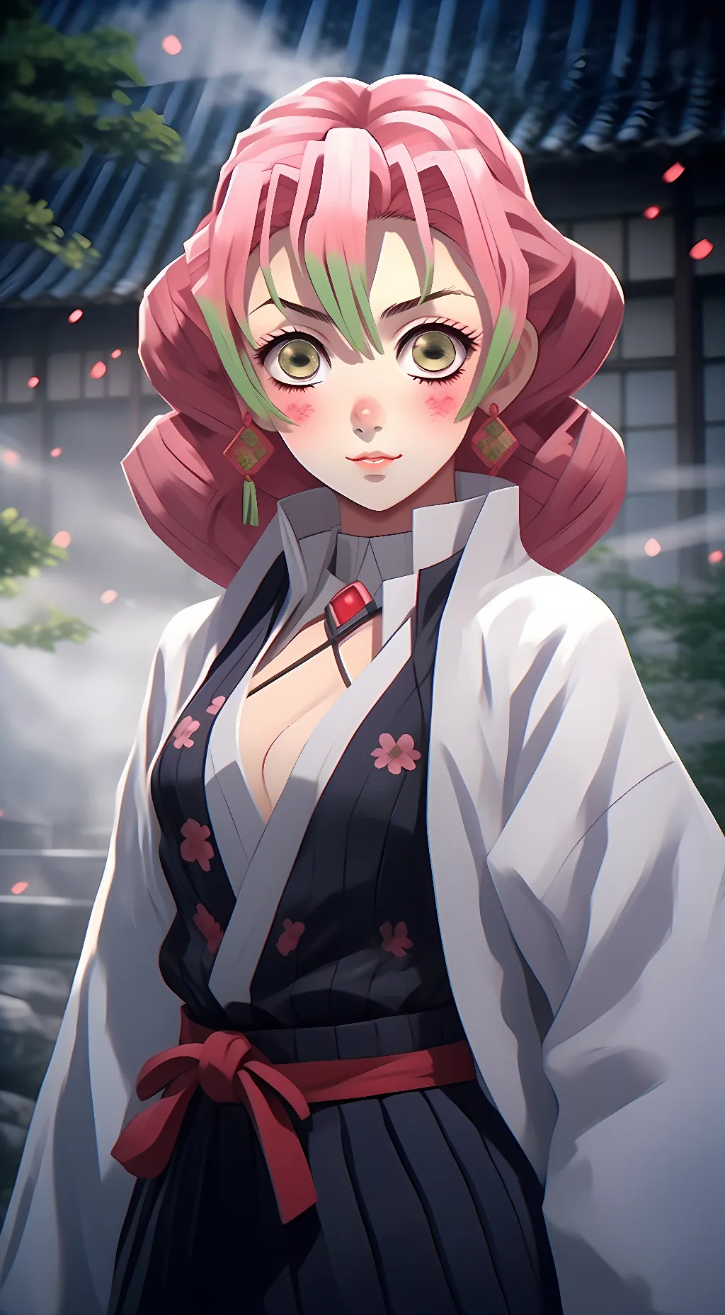 ai character: Mitsuri Kanroji background