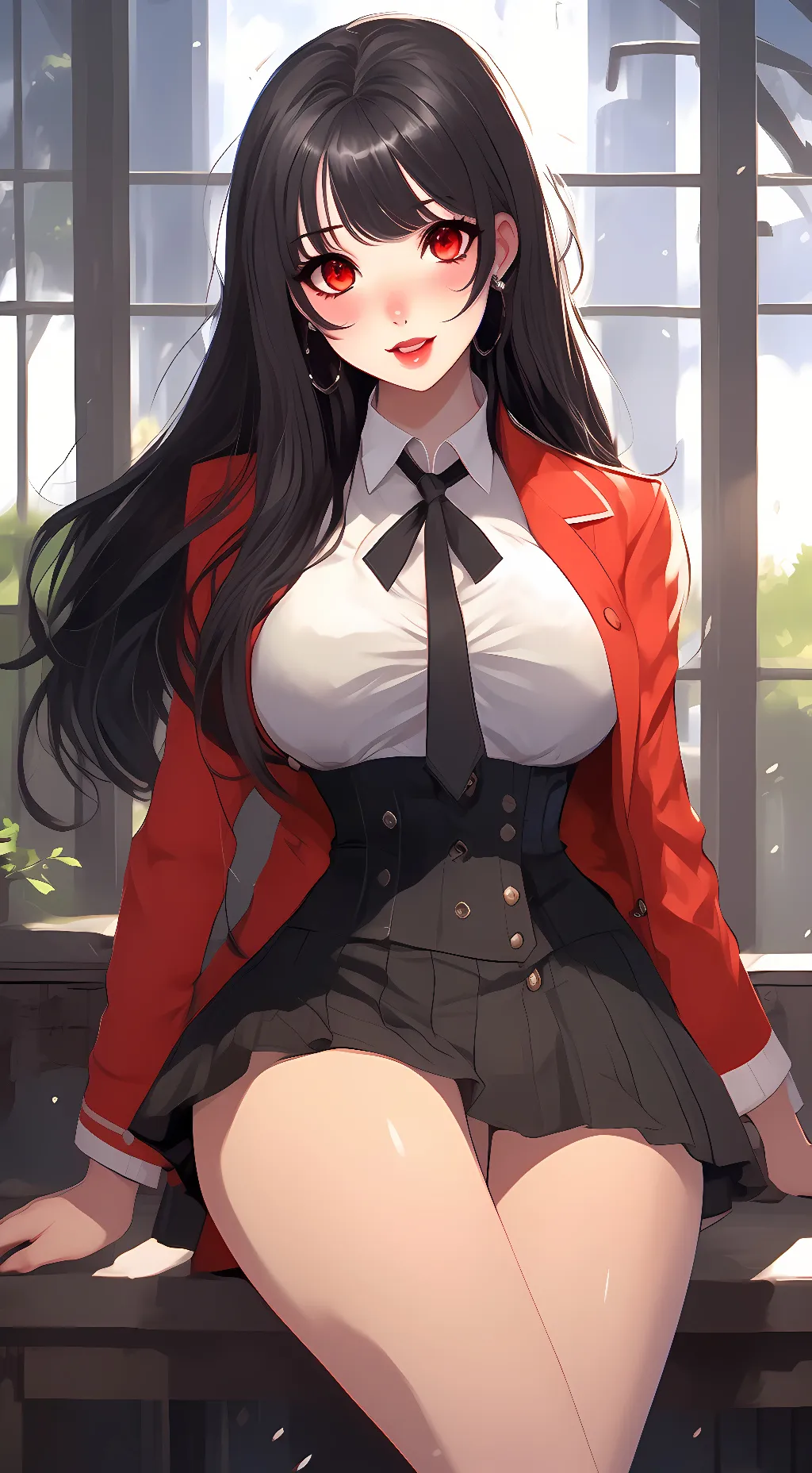 ai character: Yumeko Jabami background