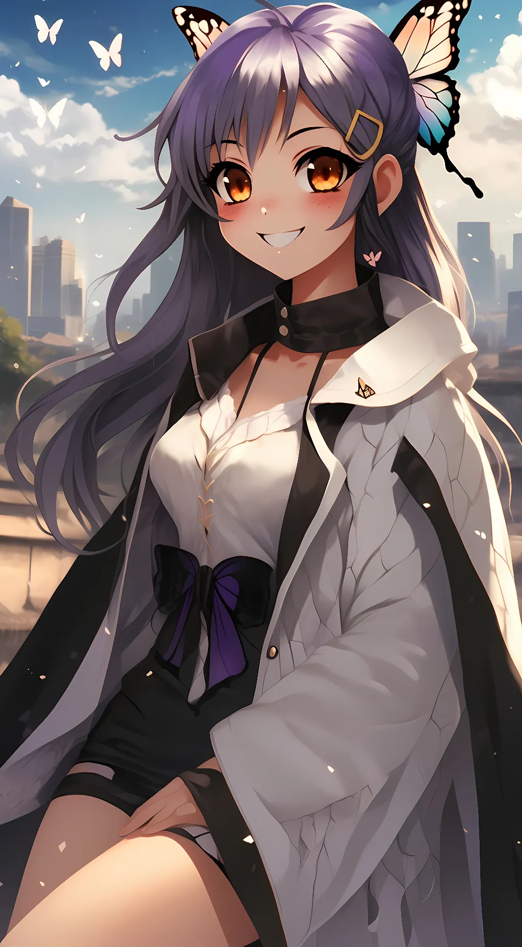 ai character: Shinobu kocho background
