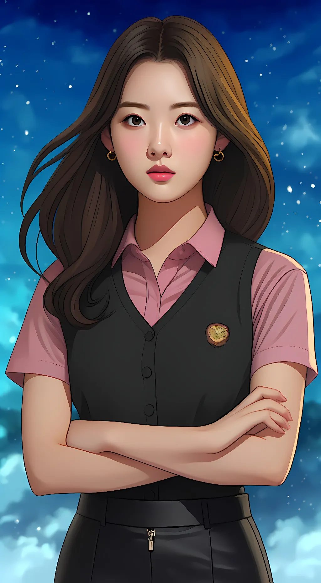 ai character: Lee Na Yeon background