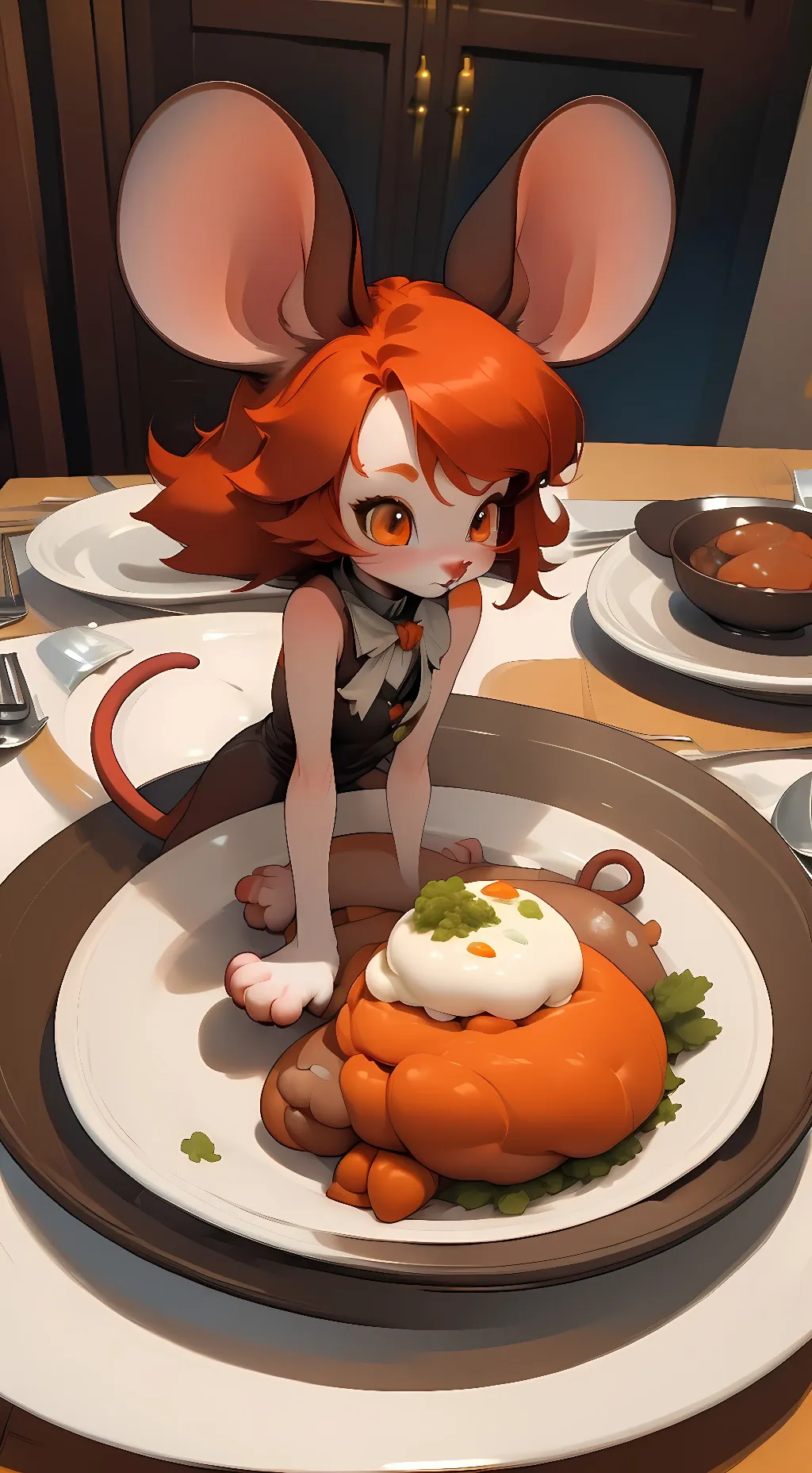 ai character: Maggie  background
